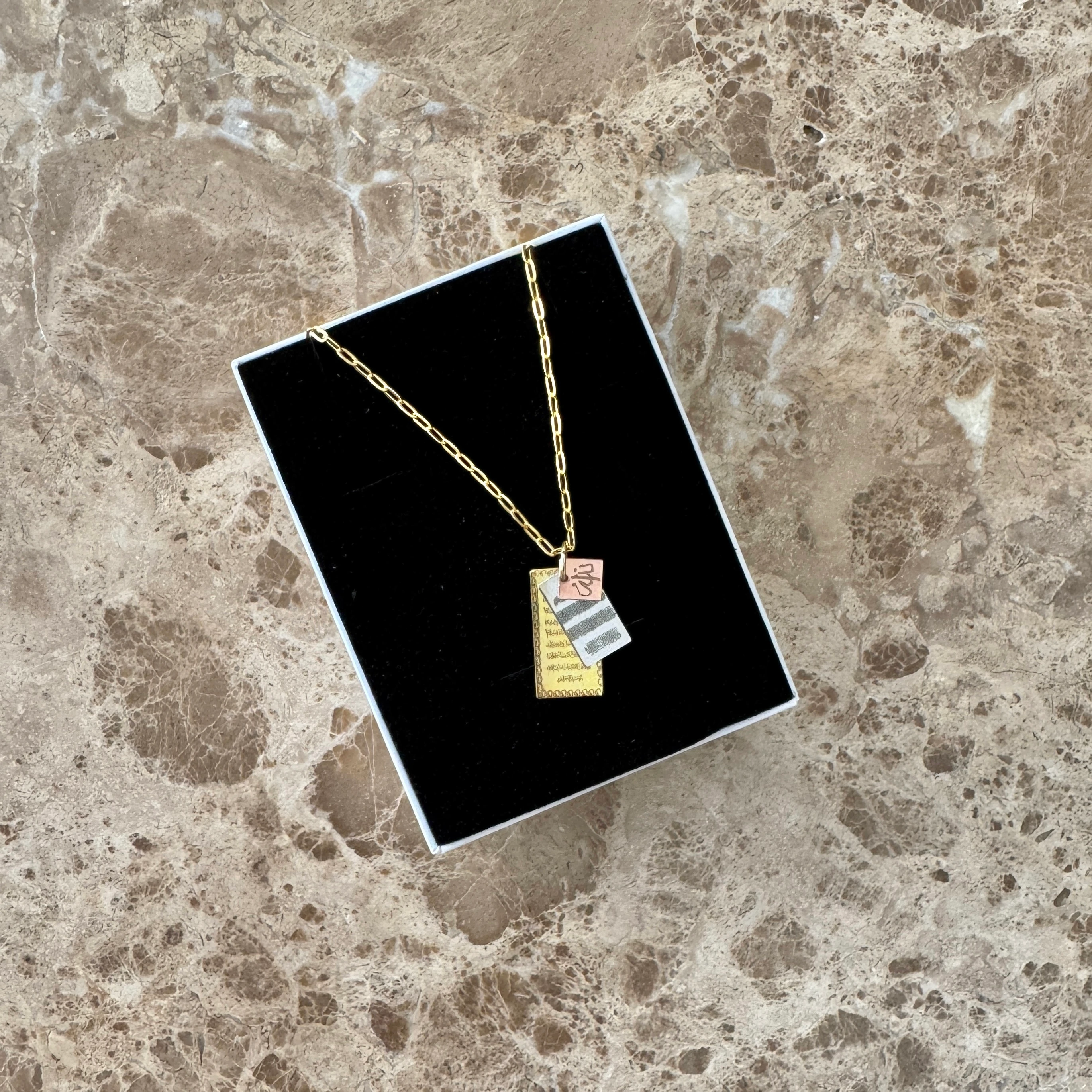 3'lü Plaka Dua Kolye