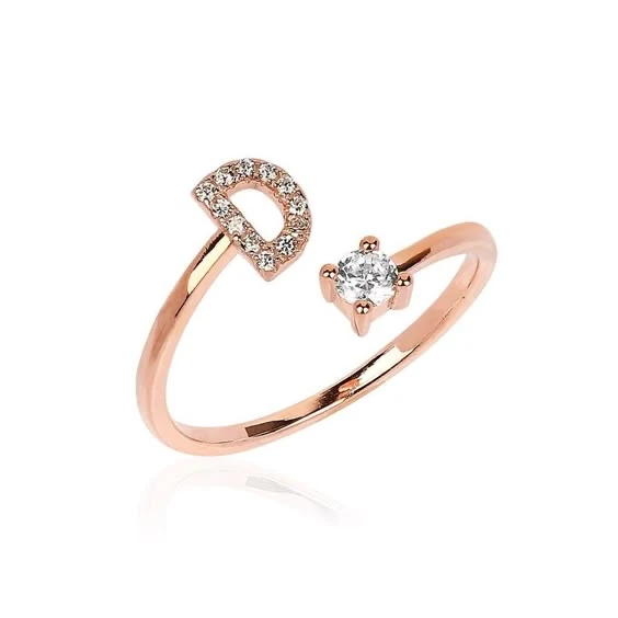 Harf Taşlı Yüzük