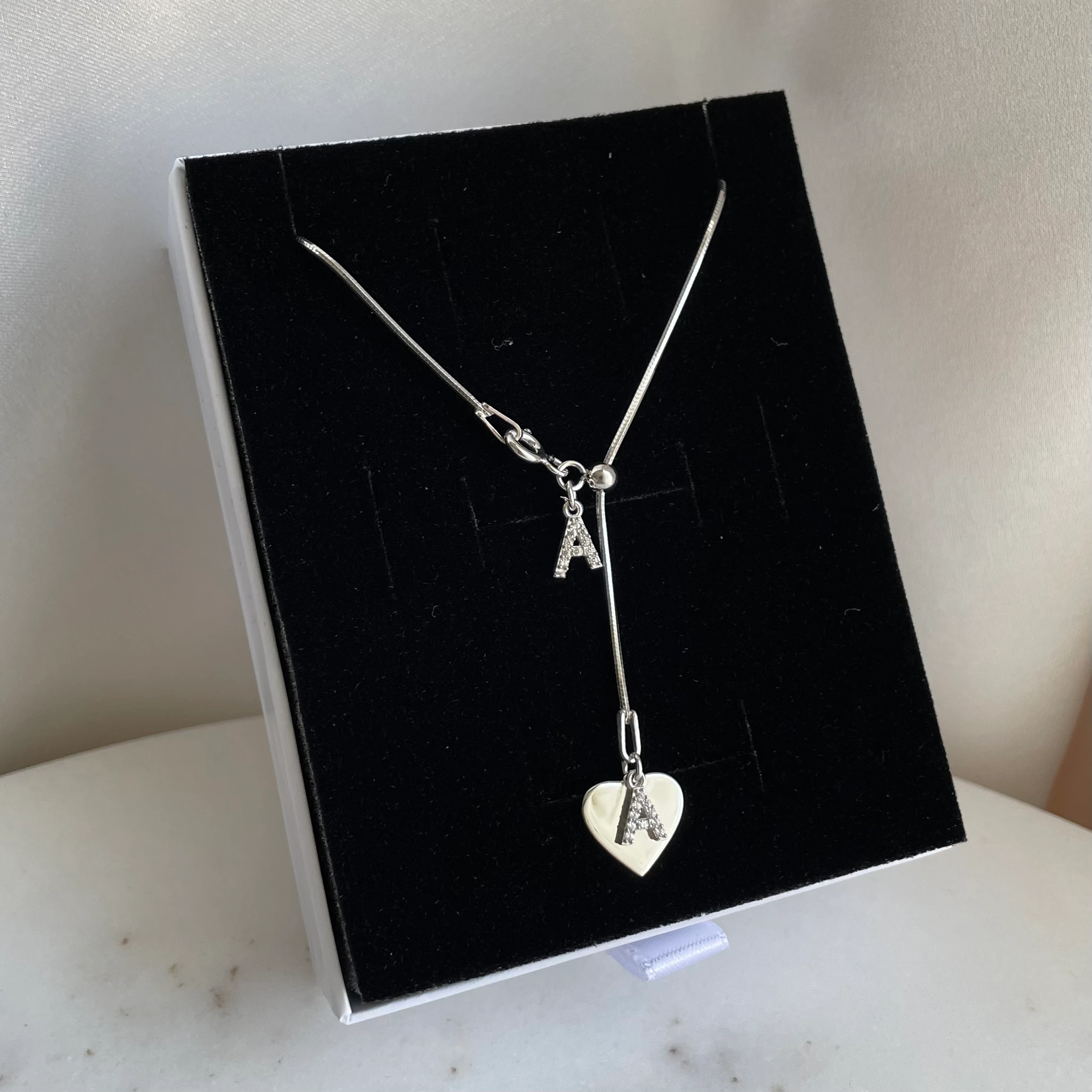 Asansör Tasarım Harf Kolye