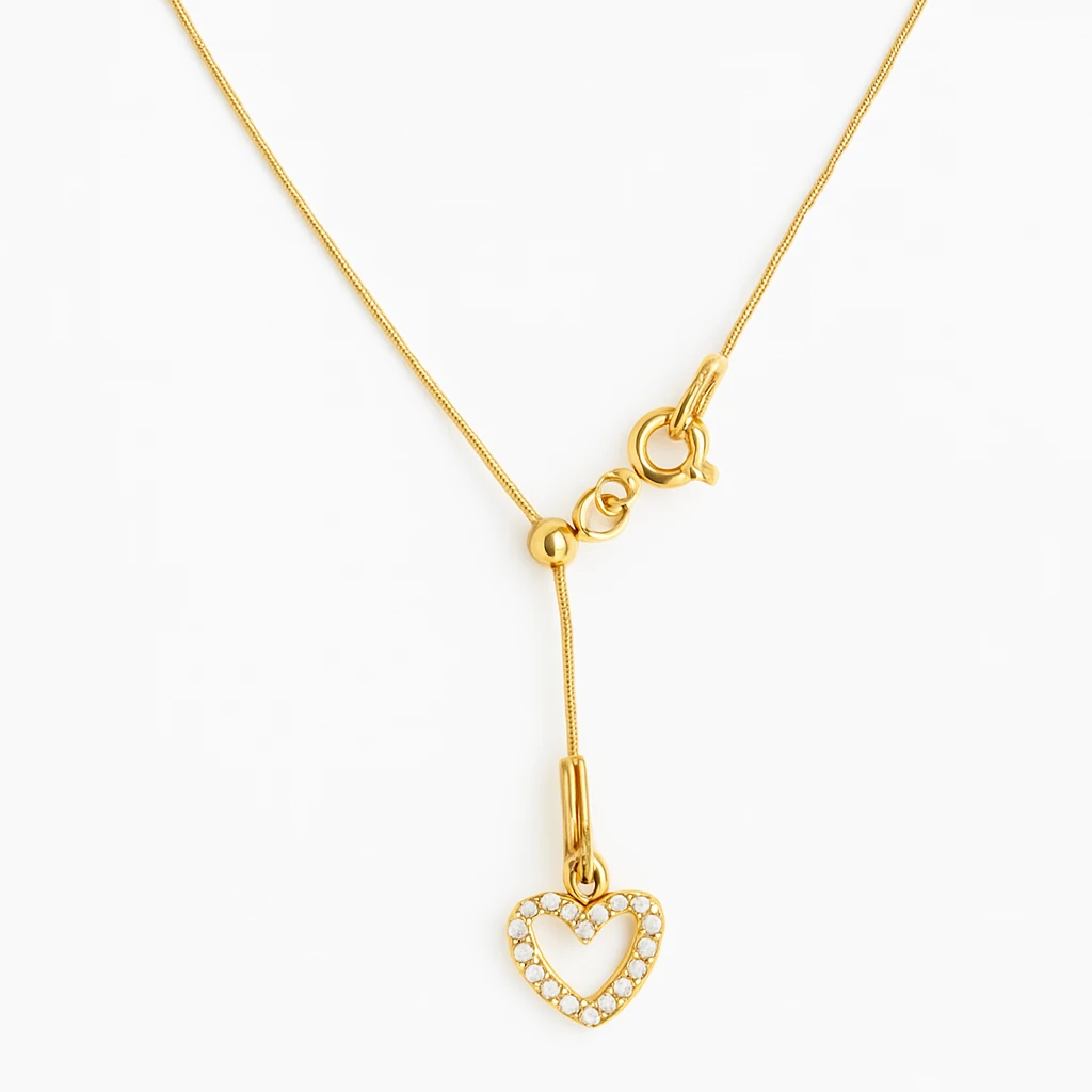 Asansör Kalp Kolye