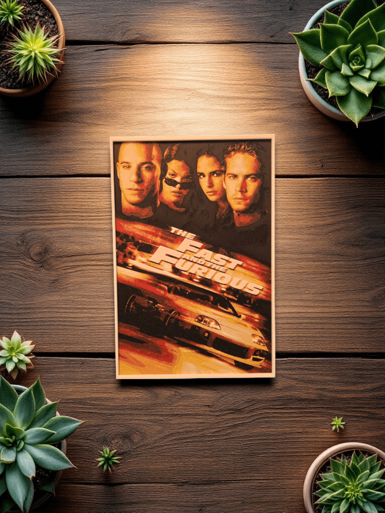 The Fast and the Furious Movie Poster