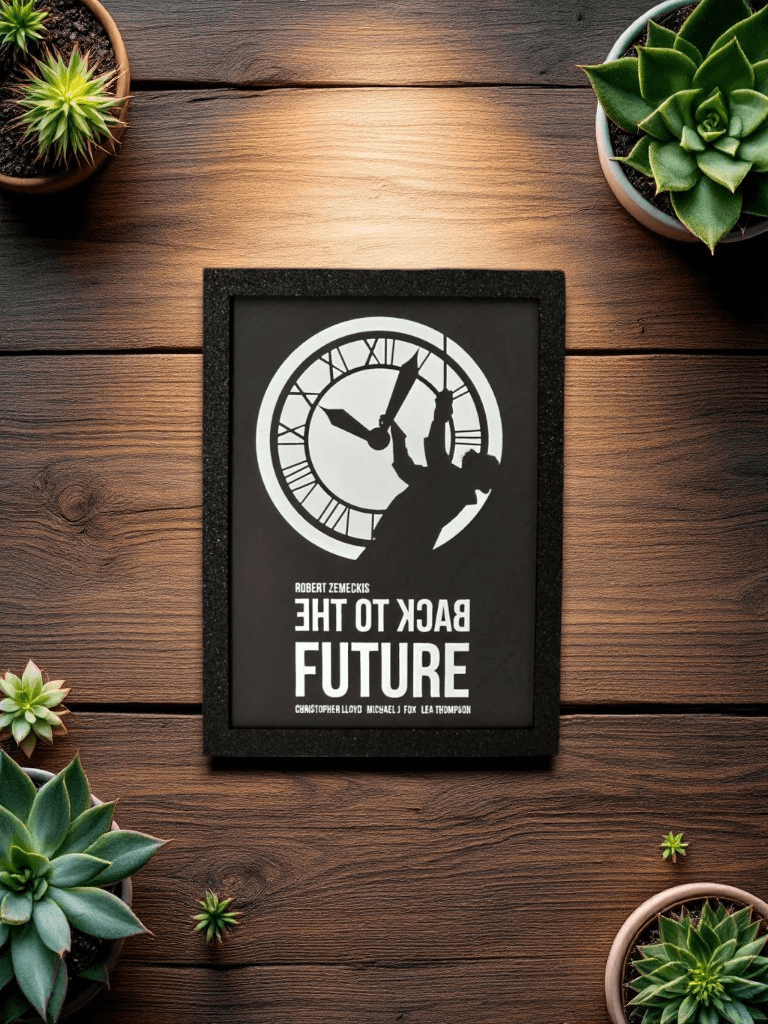 Back To The Future Clock