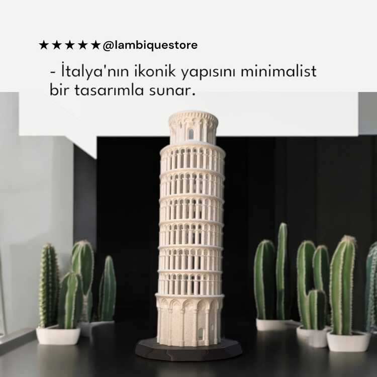 Pisa Kulesi Led Lamba