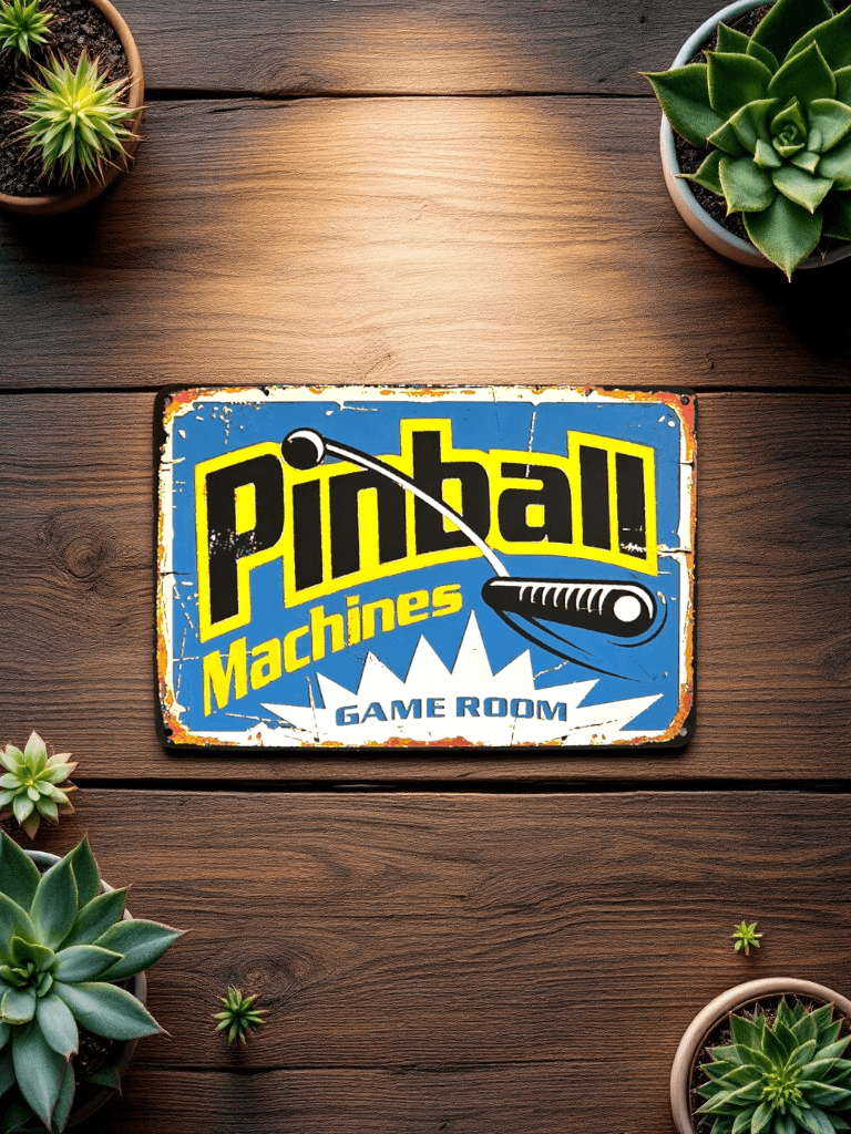 Vintage Game Room Pinball