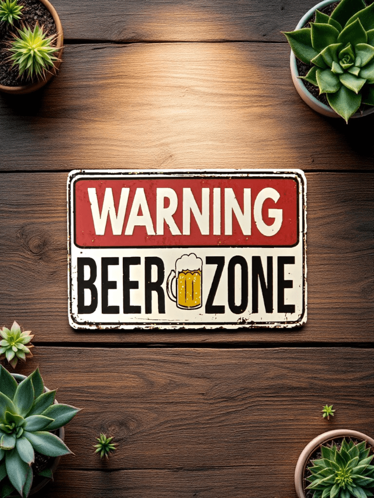 Warning Beer Zone