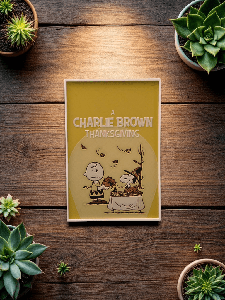 A Charlie Brown Thanksgiving Poster