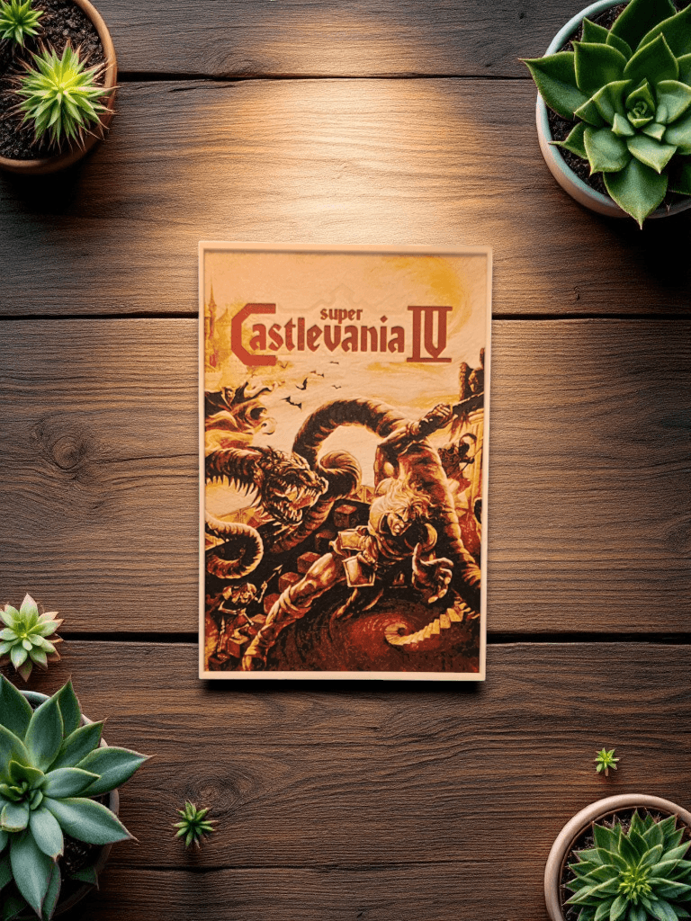 Super Castlevania IV Game Poster