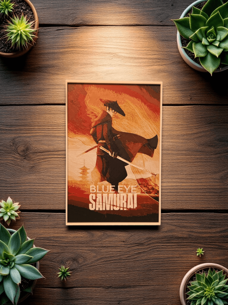 Blue Eye Samurai Poster