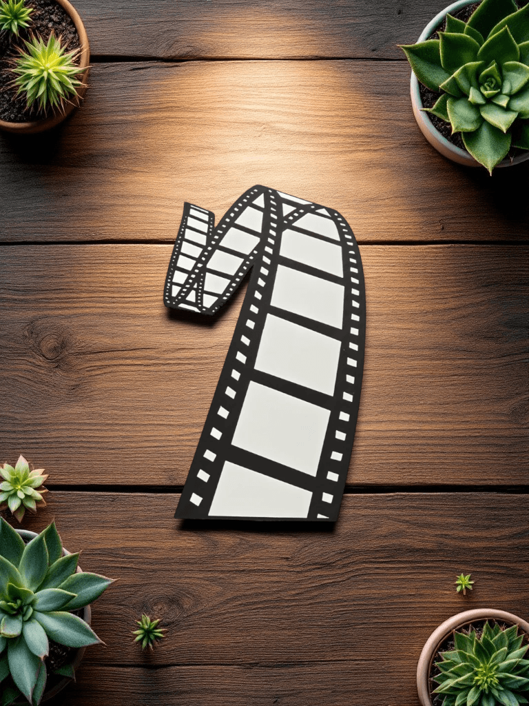 Vintage Strip Film Cinema