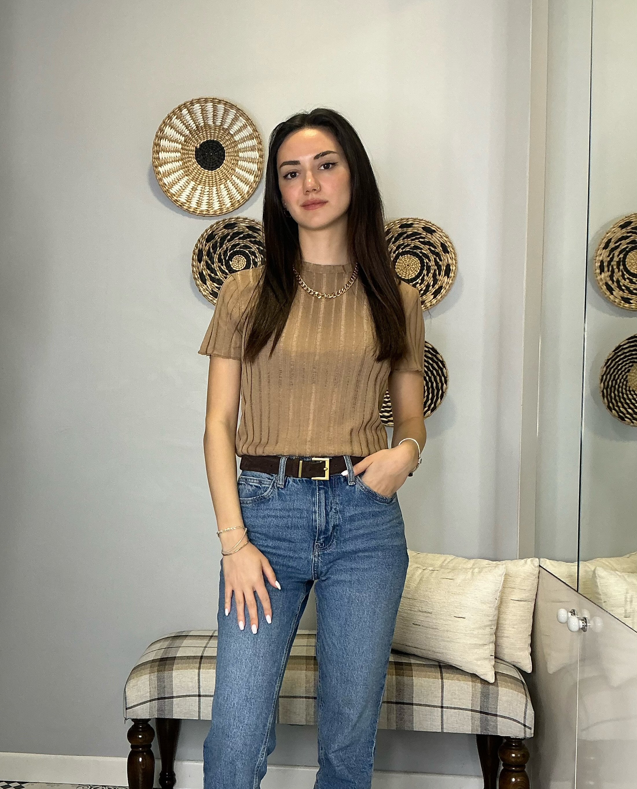 İnce Triko Bluz