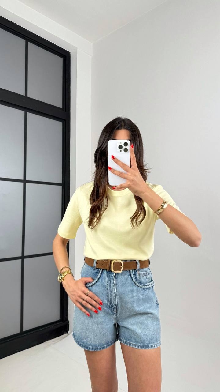 Sarı T-shirt