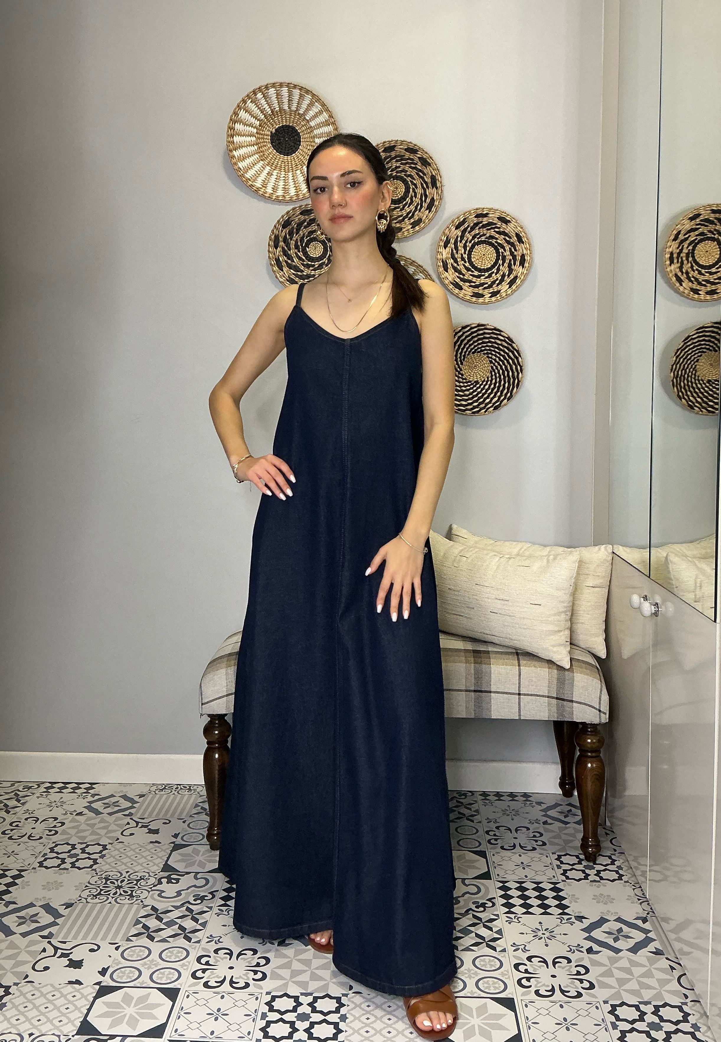 Denim Elbise