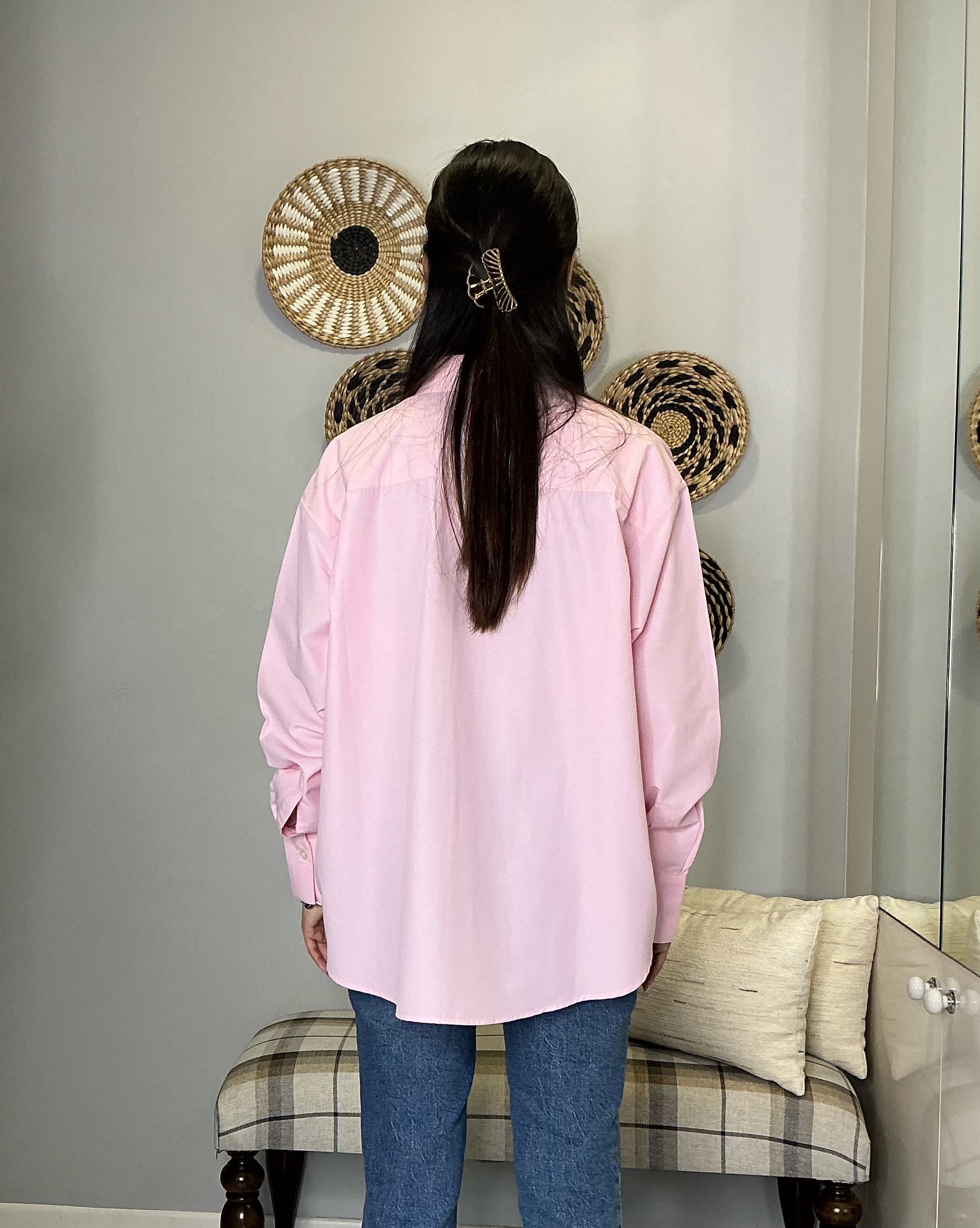 Oversize Poplin Gömlek