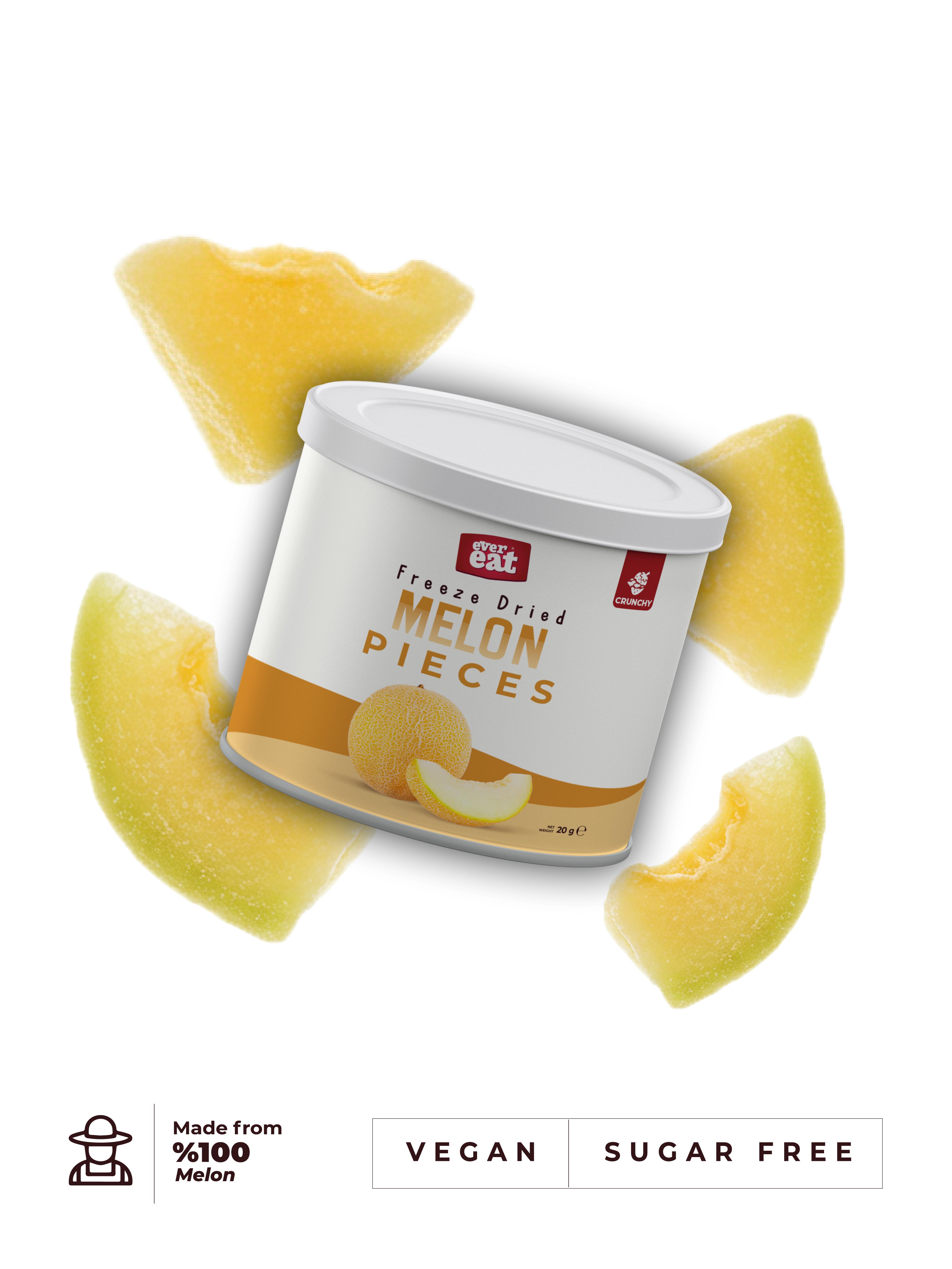 Dondurularak Kurutulmuş Kavun Taneleri Çoklu Paket- Sağlıklı Atıştırmalık, Freeze Dry 6'lı