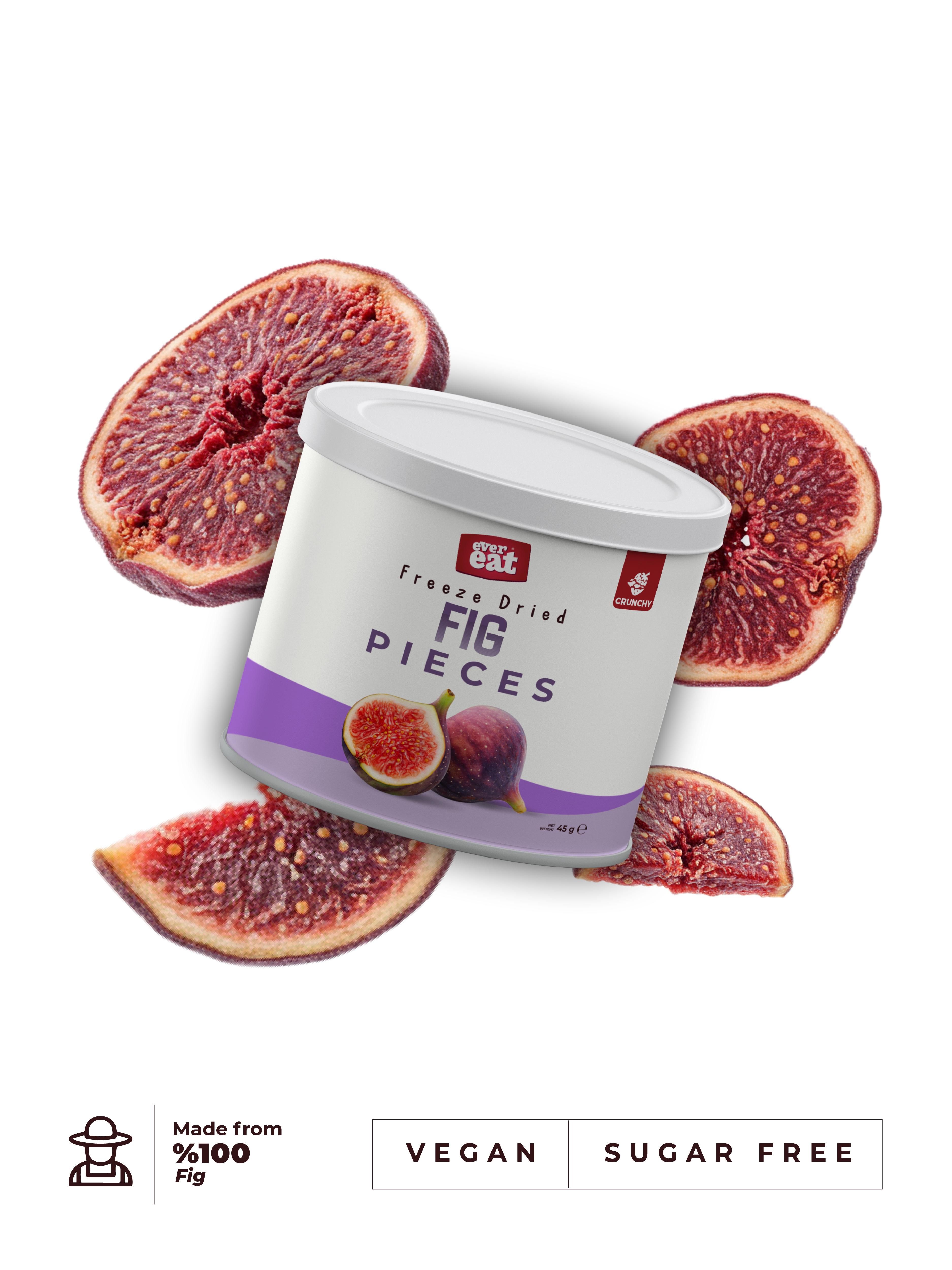 Dondurularak Kurutulmuş Incir Taneleri Çoklu Paket - Sağlıklı Atıştırmalık, Freeze Dry 6'lı