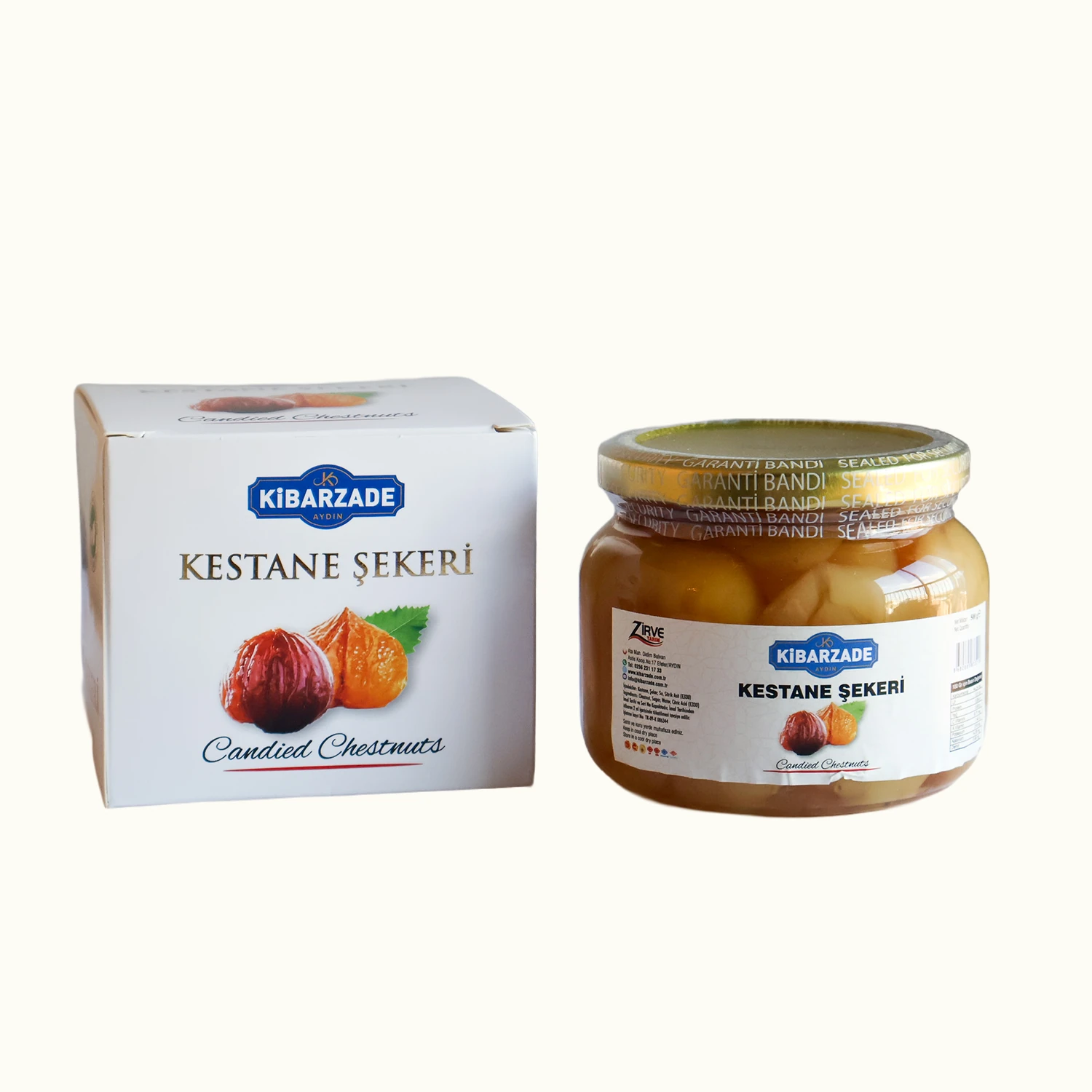 Kestane Şekeri - Kavanoz Şerbetli Kestane Şekeri | 500 GR
