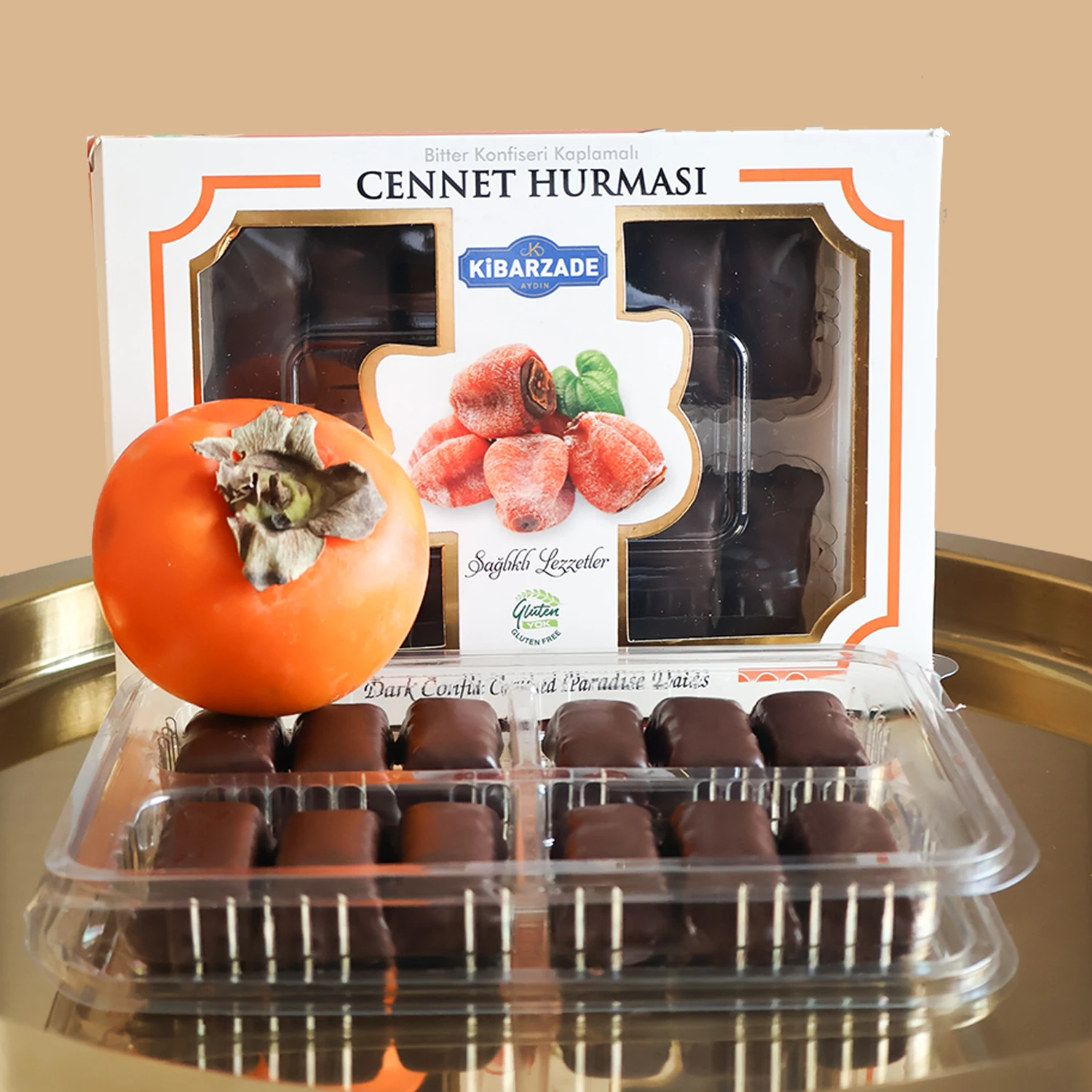 Bitter Konfiseri Kaplamalı Şekerleme - Çikolatalı Cennet Hurması