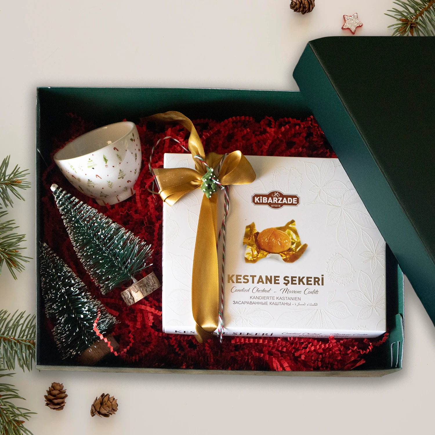 Kibarzade Yılbaşı Lezzet Kutuları - Yeni Yıl Lezzet Kutusu – Yeşil Seri