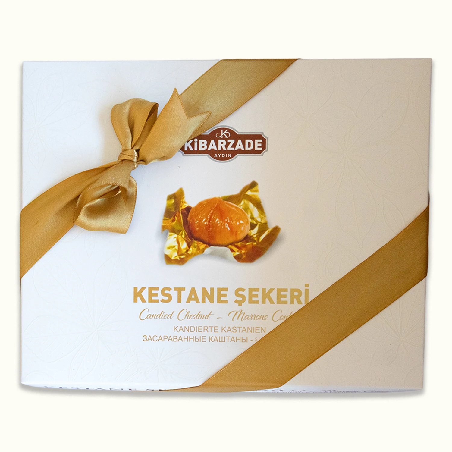 Kestane Şekeri - Varaklı Şerbetli Kestane Şekeri | Lüx Kutu