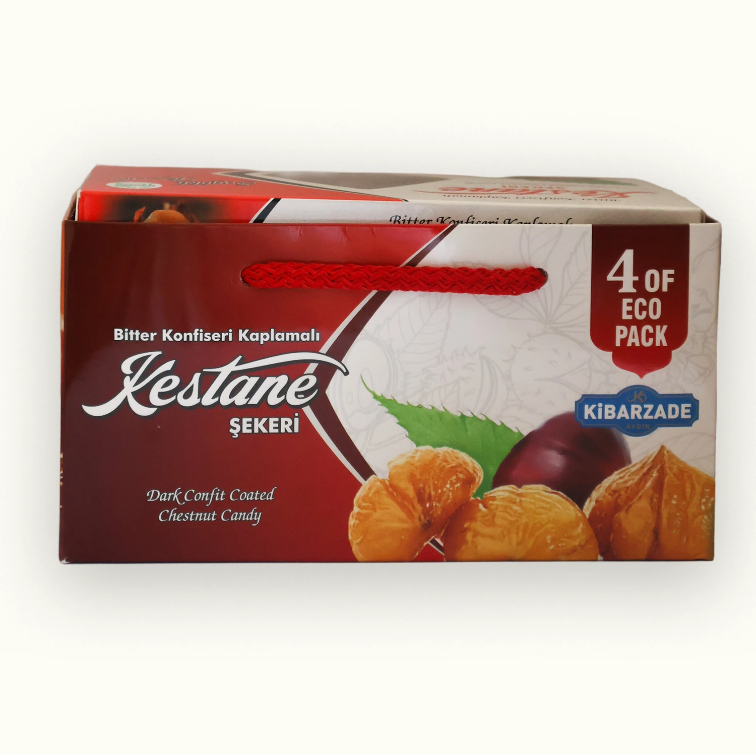 Çantalı Seri - Çikolatalı Kestane Şekeri-4'lü Çanta Paket