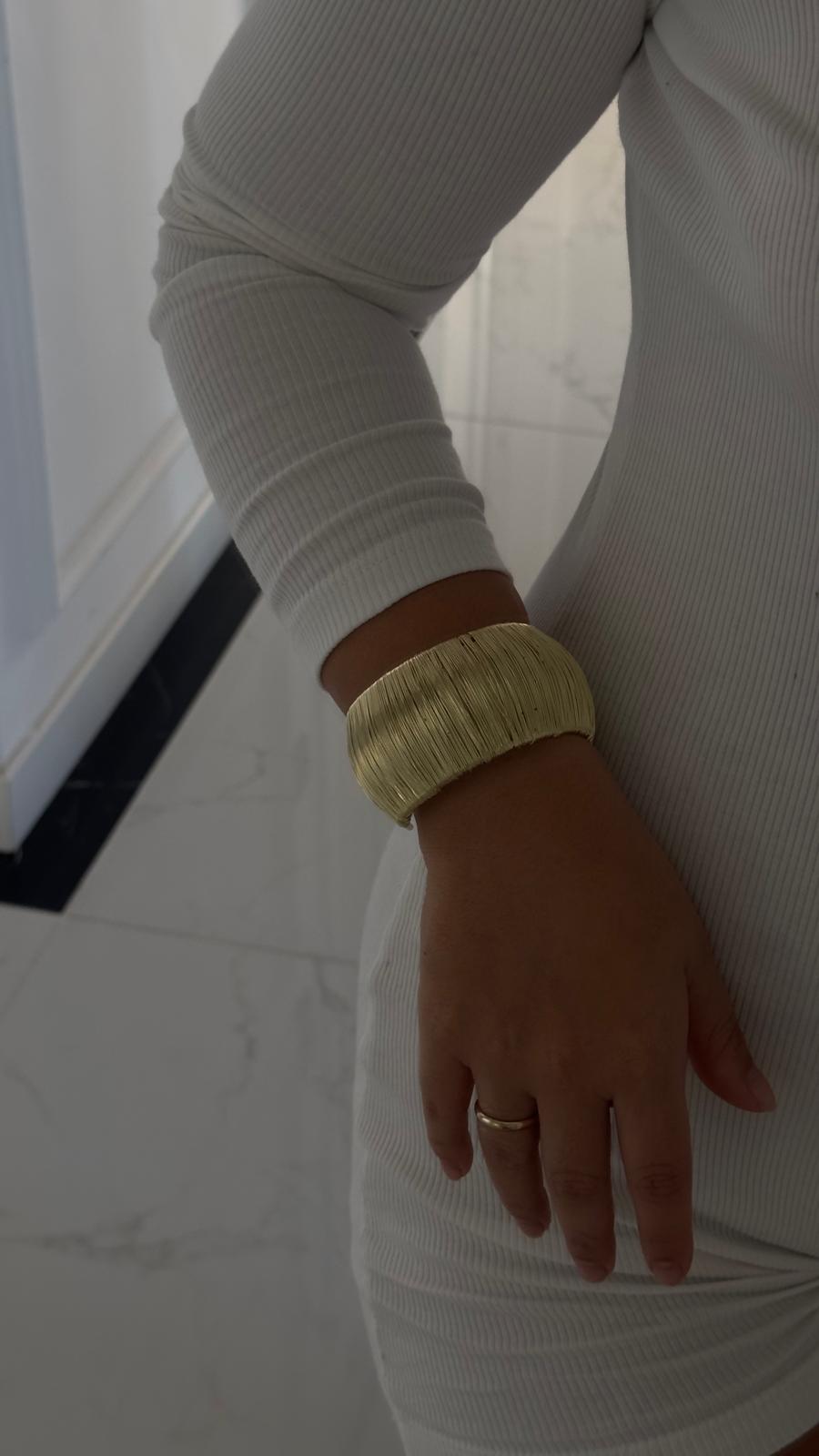 PİRİNÇ TEL SARMA MODEL BİLEKLİK