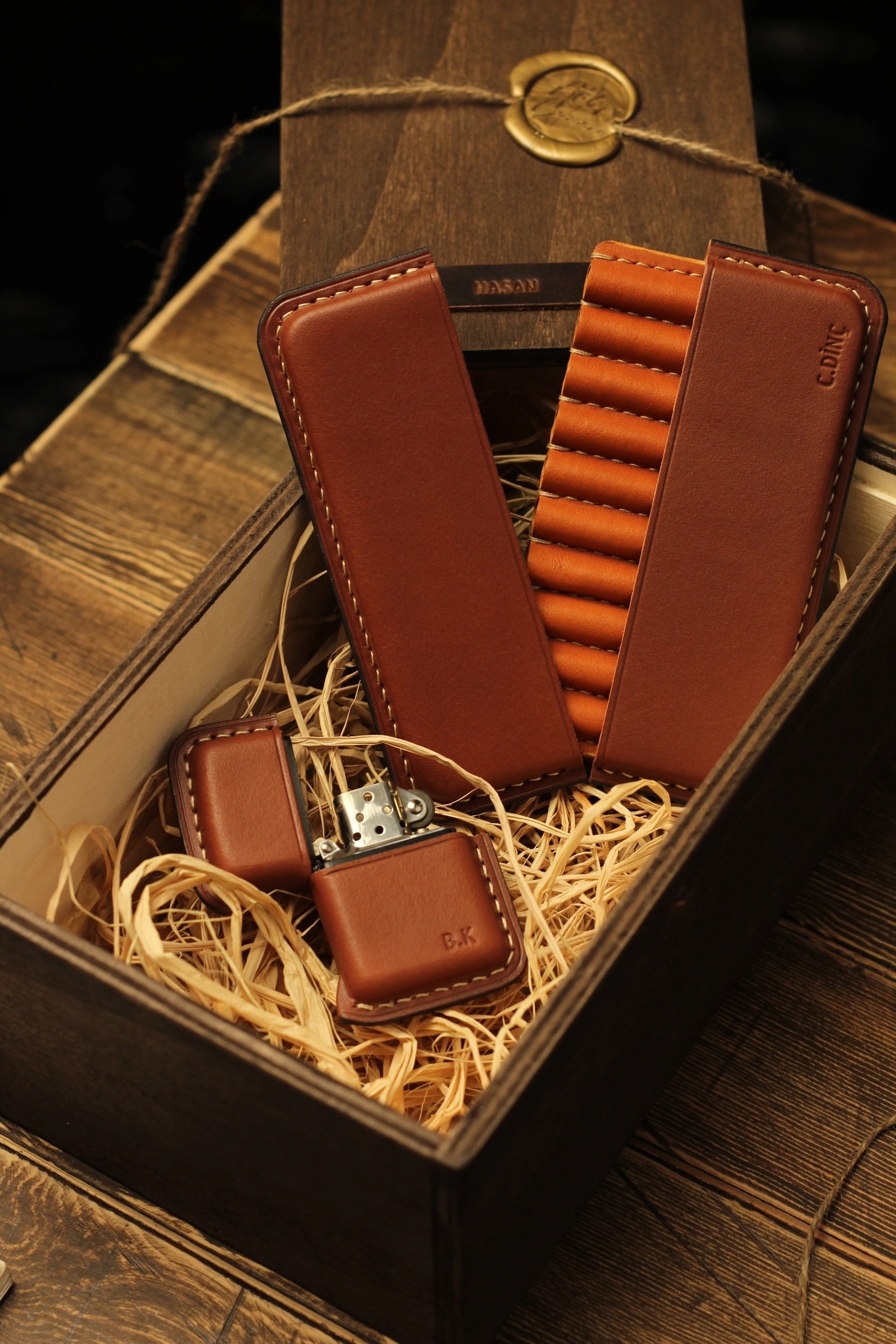 Premium Sigaralık & Premium Çakmak Set