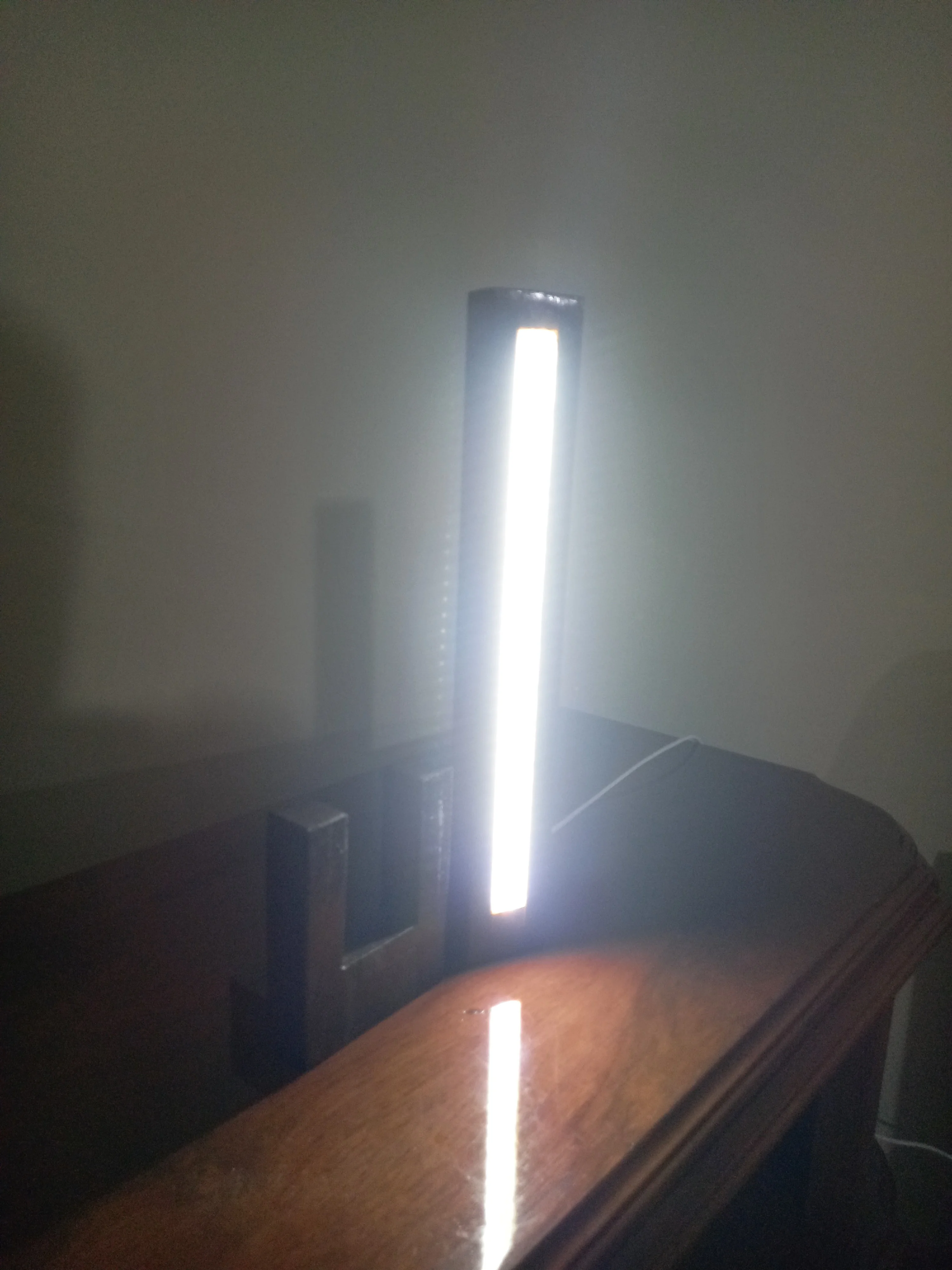 dekoratif ahşap masa lambası el yapımı 