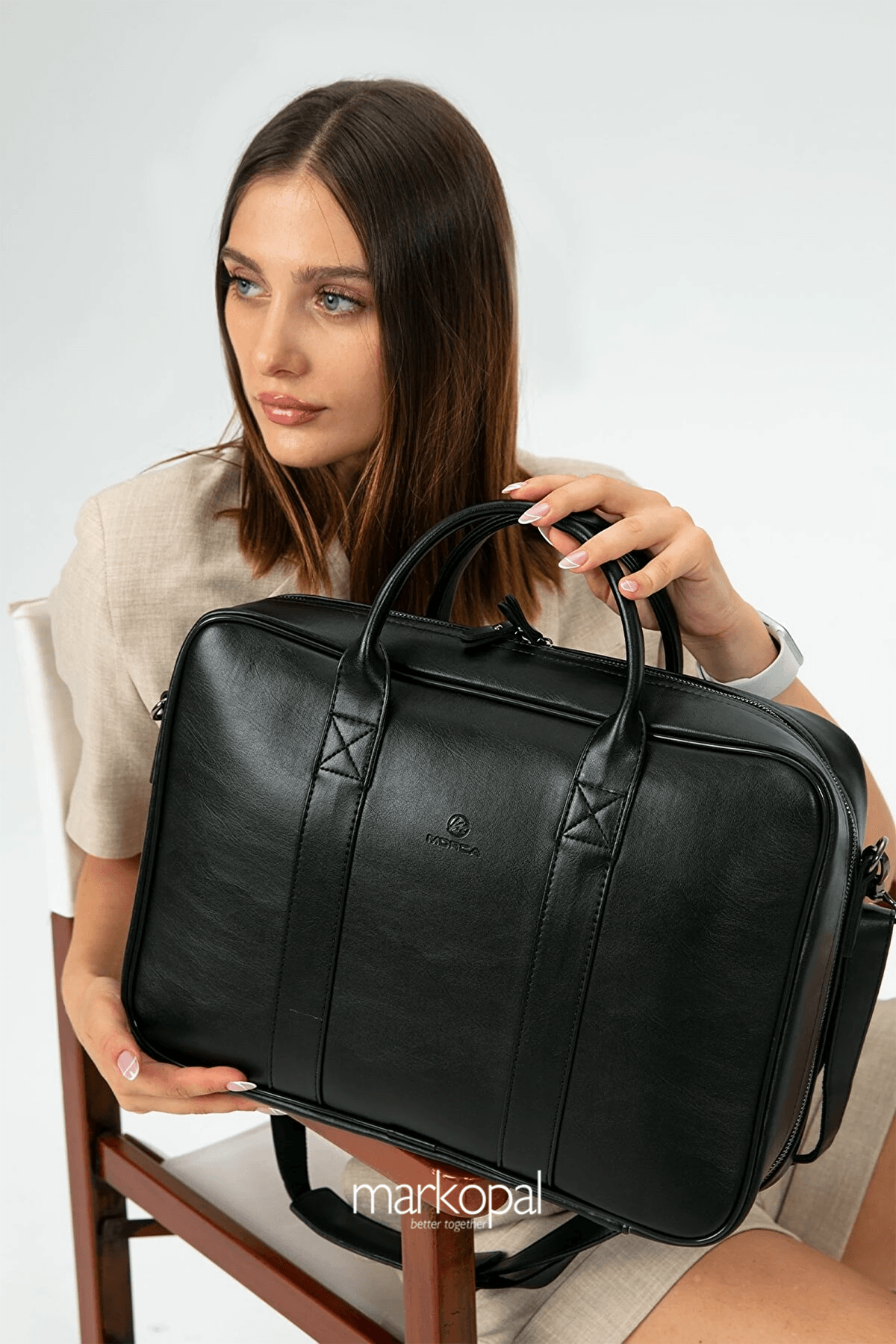 MORCA Unisex Macbook Organizer Laptop Evrak Çantası 15.6" & 16"