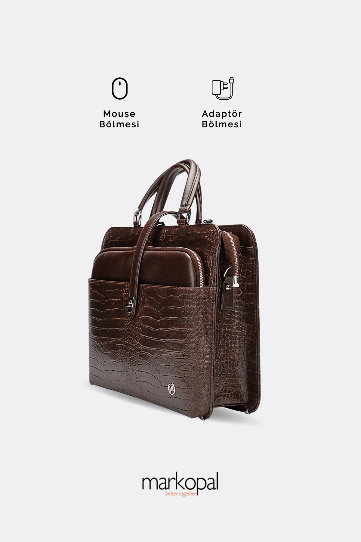 Morca - Kadın Evrak Laptop Çantası - 14" ve 15.6" Laptop Bölmesi