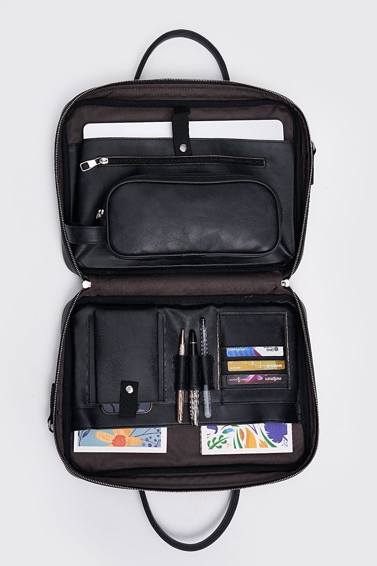 MORCA Unisex Organizer Macbook Evrak Çantası 13"-14" Uyumlu | Şık ve Fonksiyonel