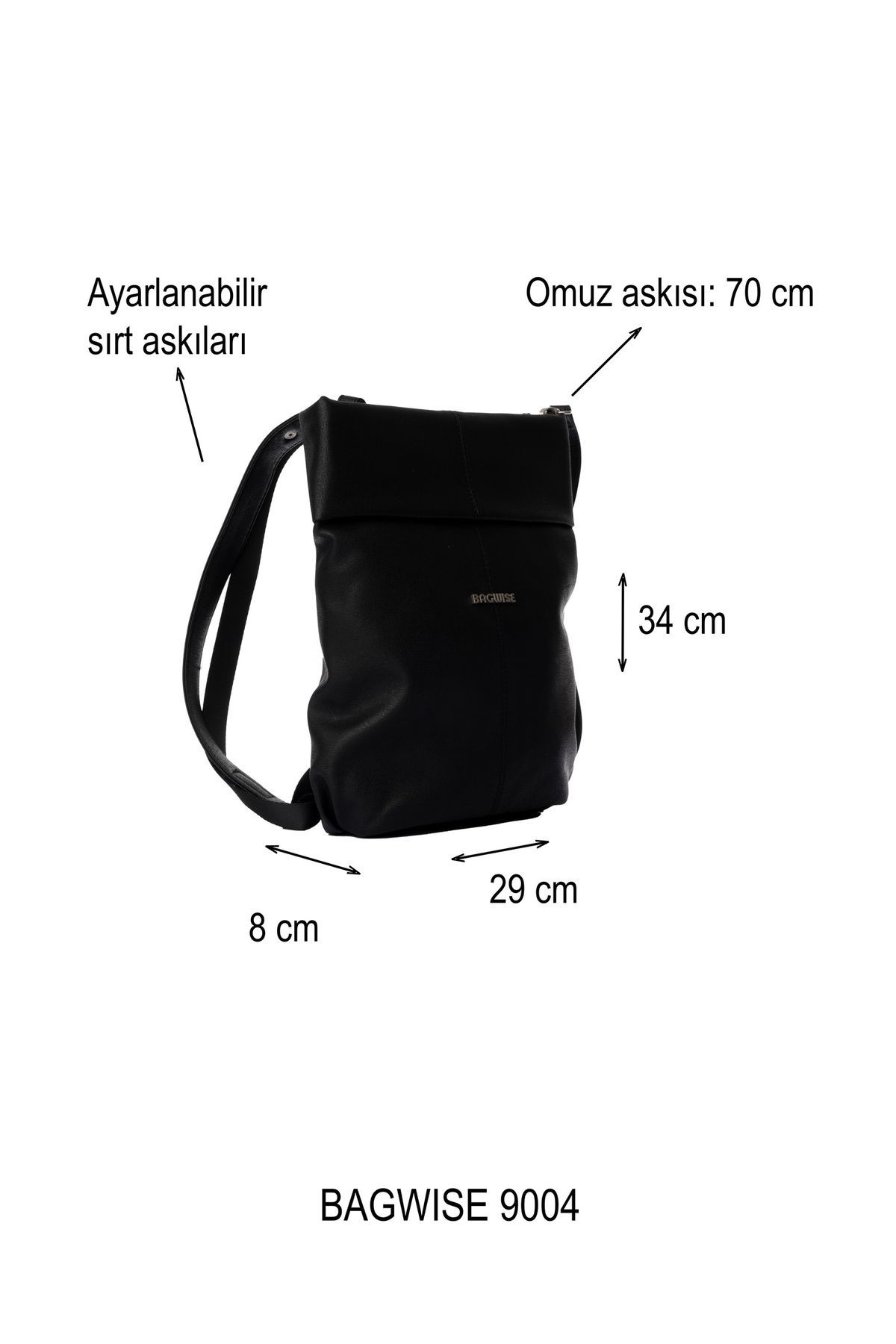 Kadın Sırt Çantası, Büyük Boy, 9004