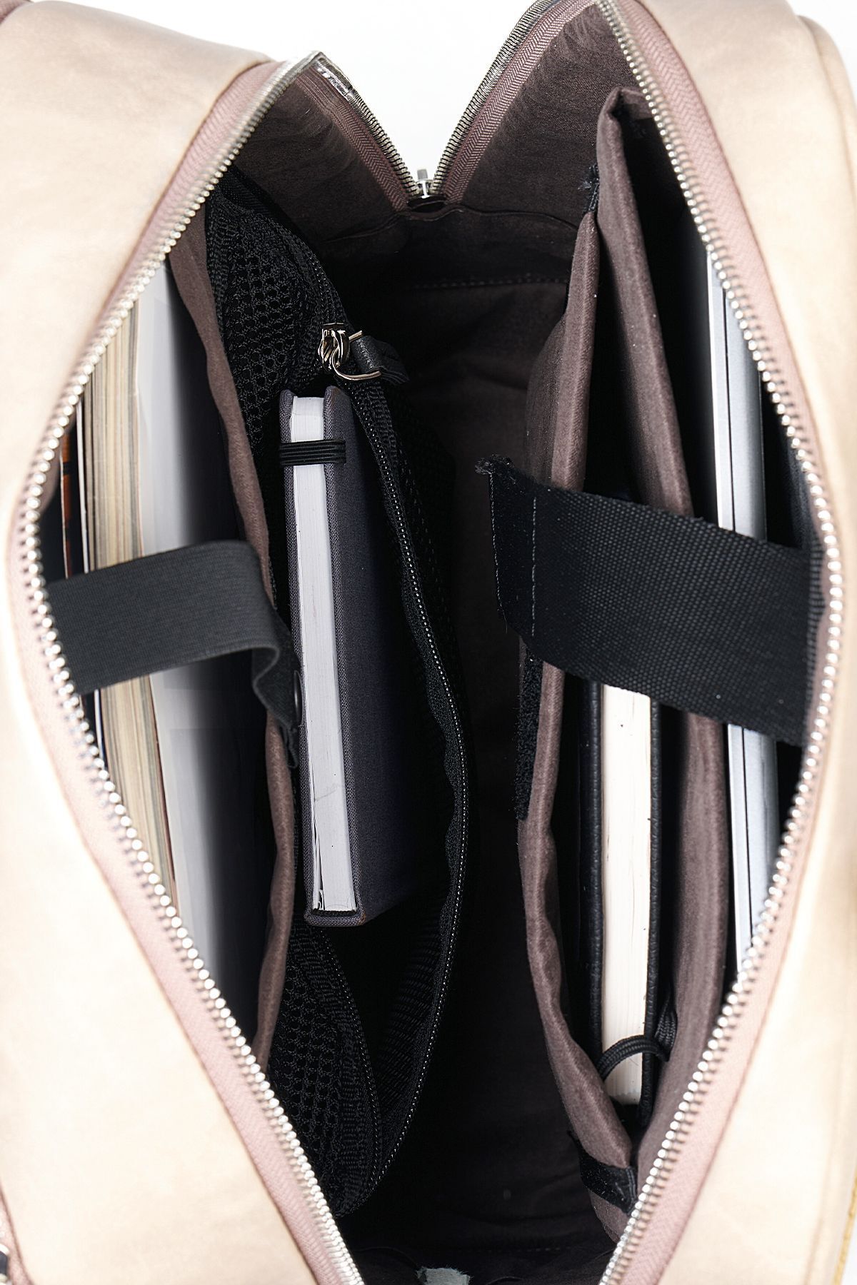 MORCA Organizer Premium Deri Sırt Laptop Çantası Unisex