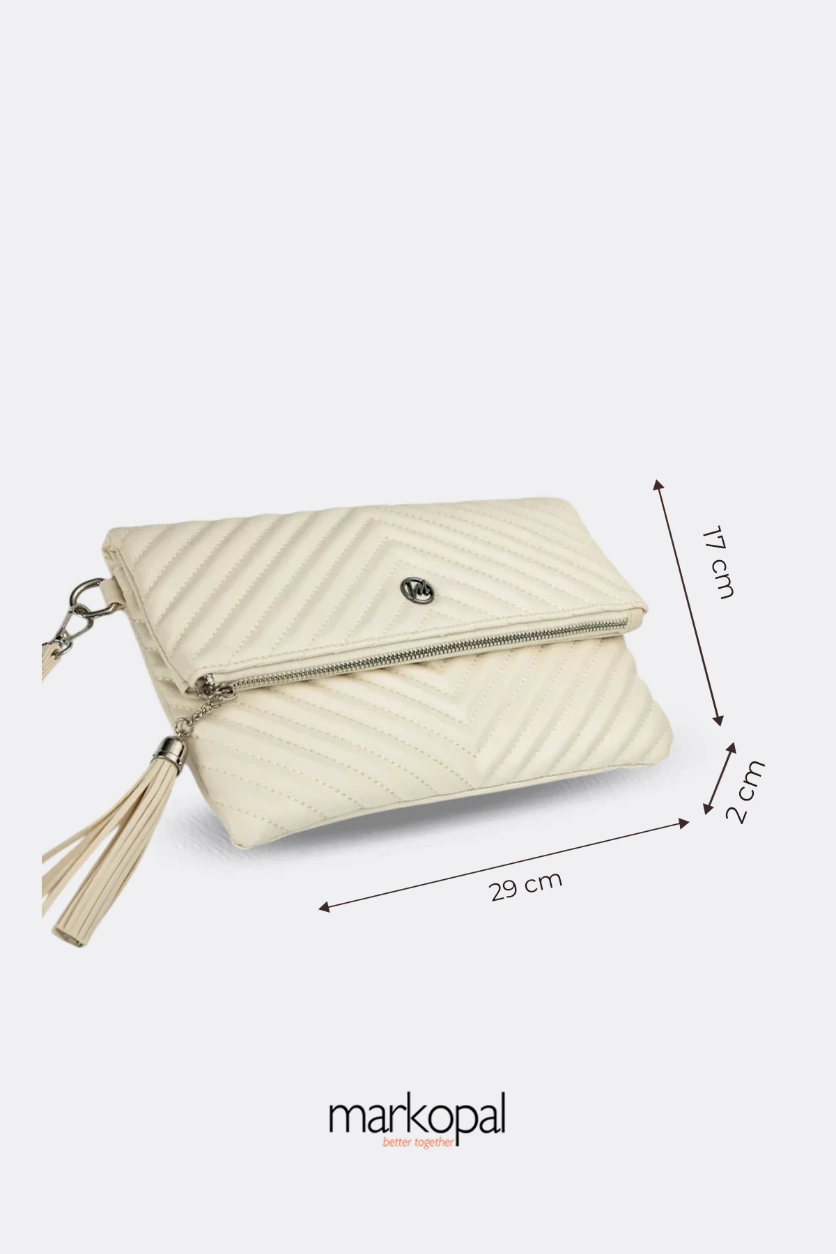 MORCA Kadın Clutch Portföy Çantası Uzun Askılı