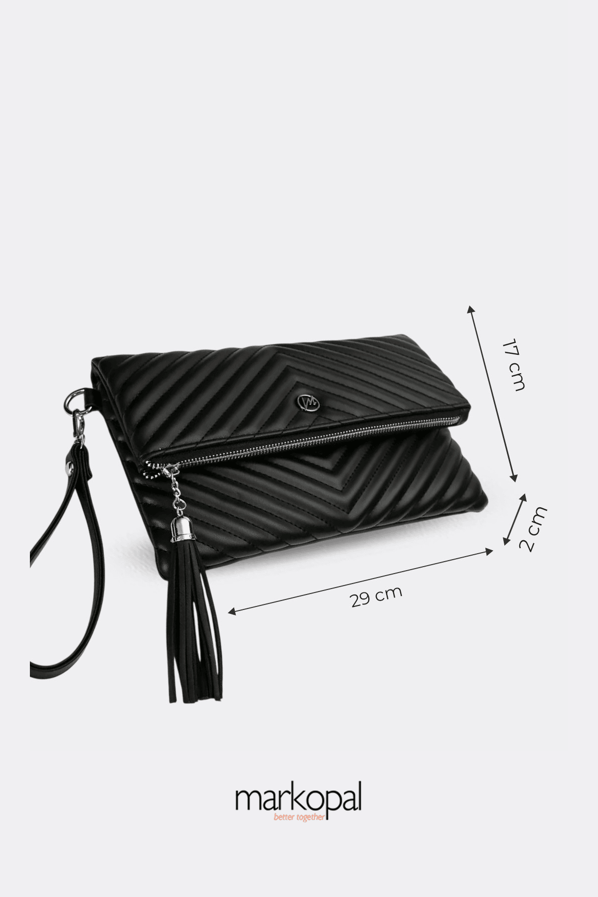 MORCA Kadın Clutch Portföy Çantası Uzun Askılı