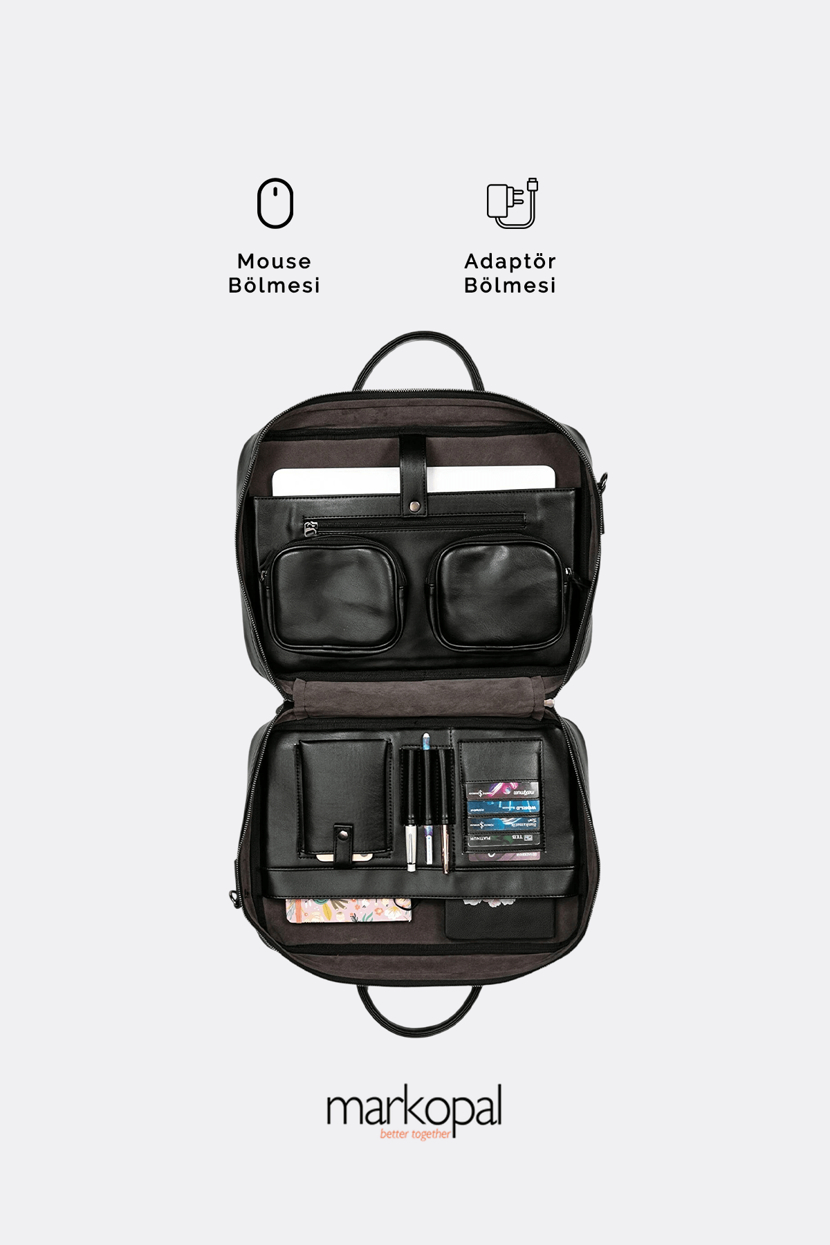 MORCA Unisex Macbook Organizer Laptop Evrak Çantası 15.6" & 16"