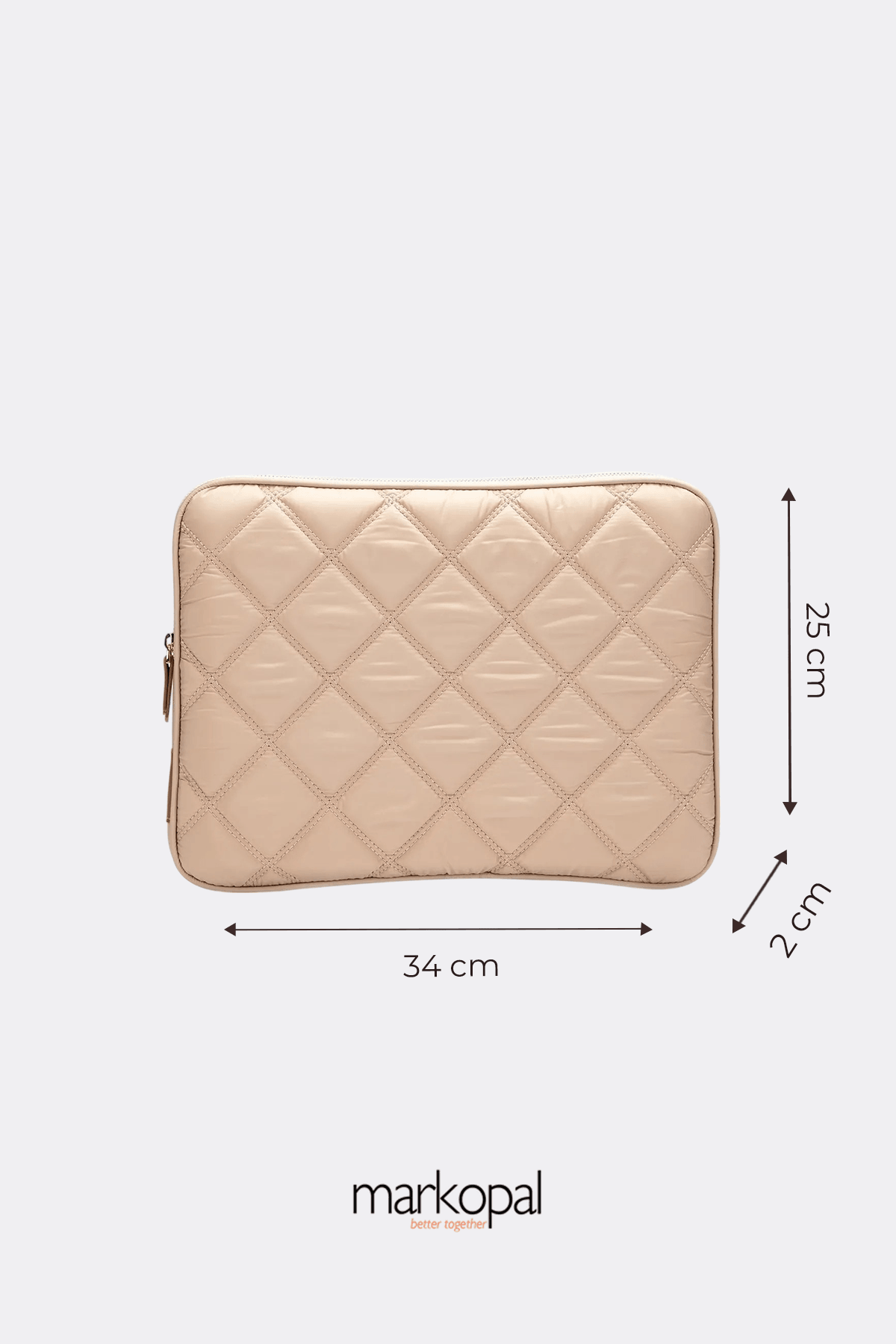 Morca Unisex Macbook Air Pro 13 & 13.3Inç Su Geçirmez Kumaş Laptop Kılıfı Kapitone IZG2010-1