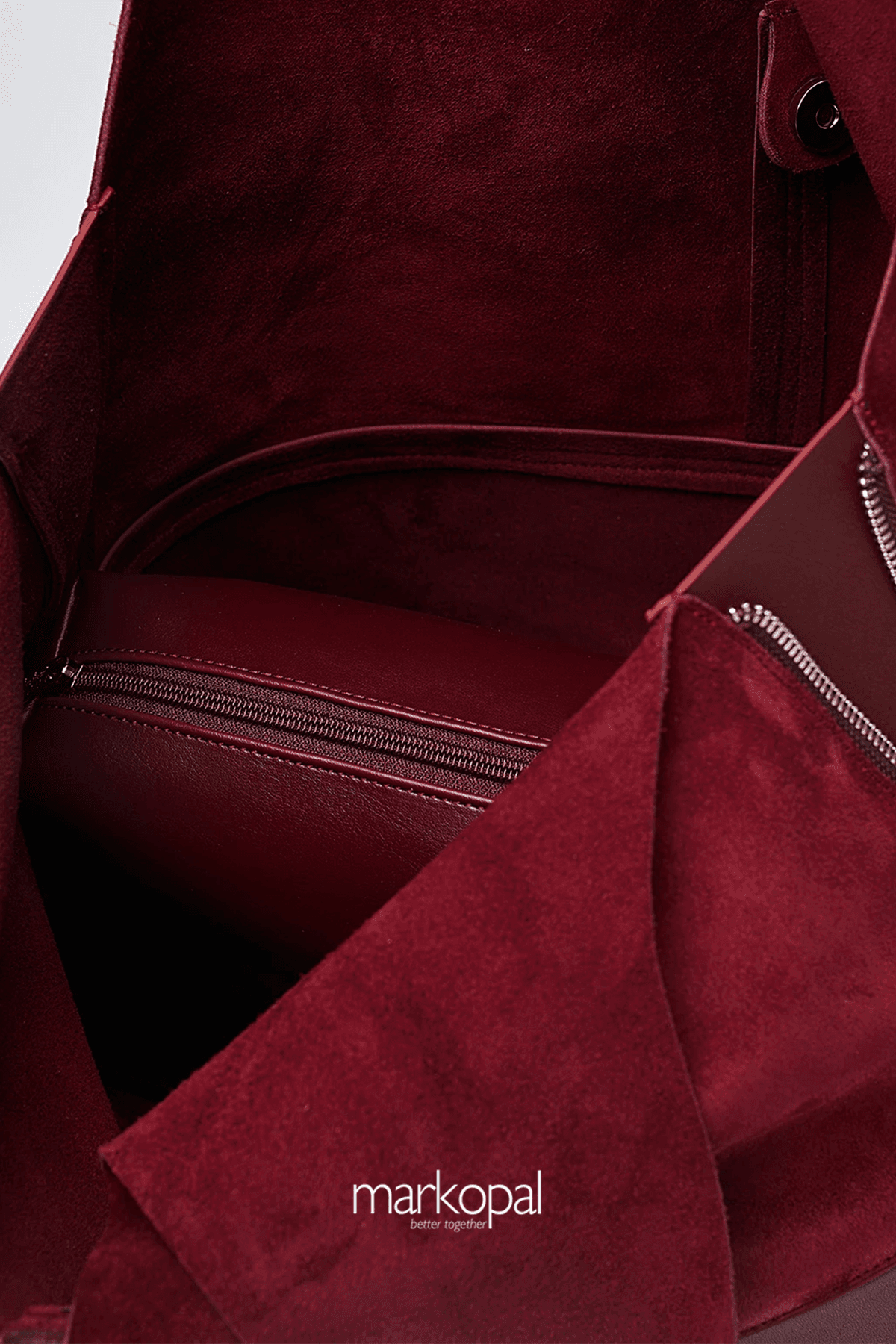 MORCA Genuine Suede Slouchy Shoulder Bag