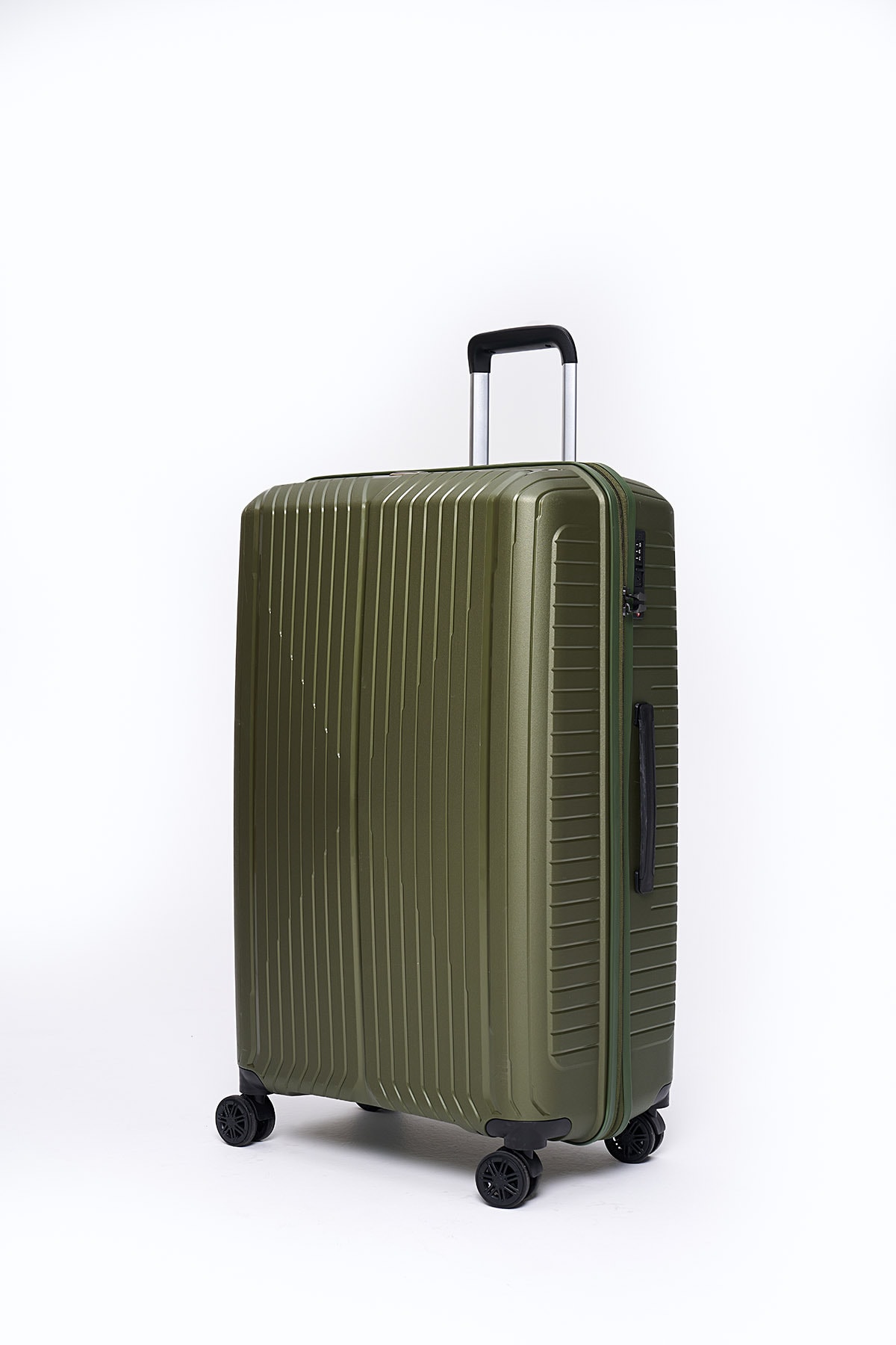 Polipropilen 3'lü Kırılmaz Valiz Seti Haki