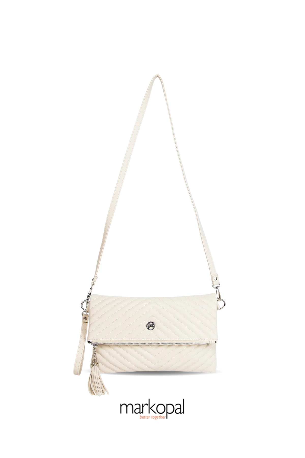 MORCA Kadın Clutch Portföy Çantası Uzun Askılı