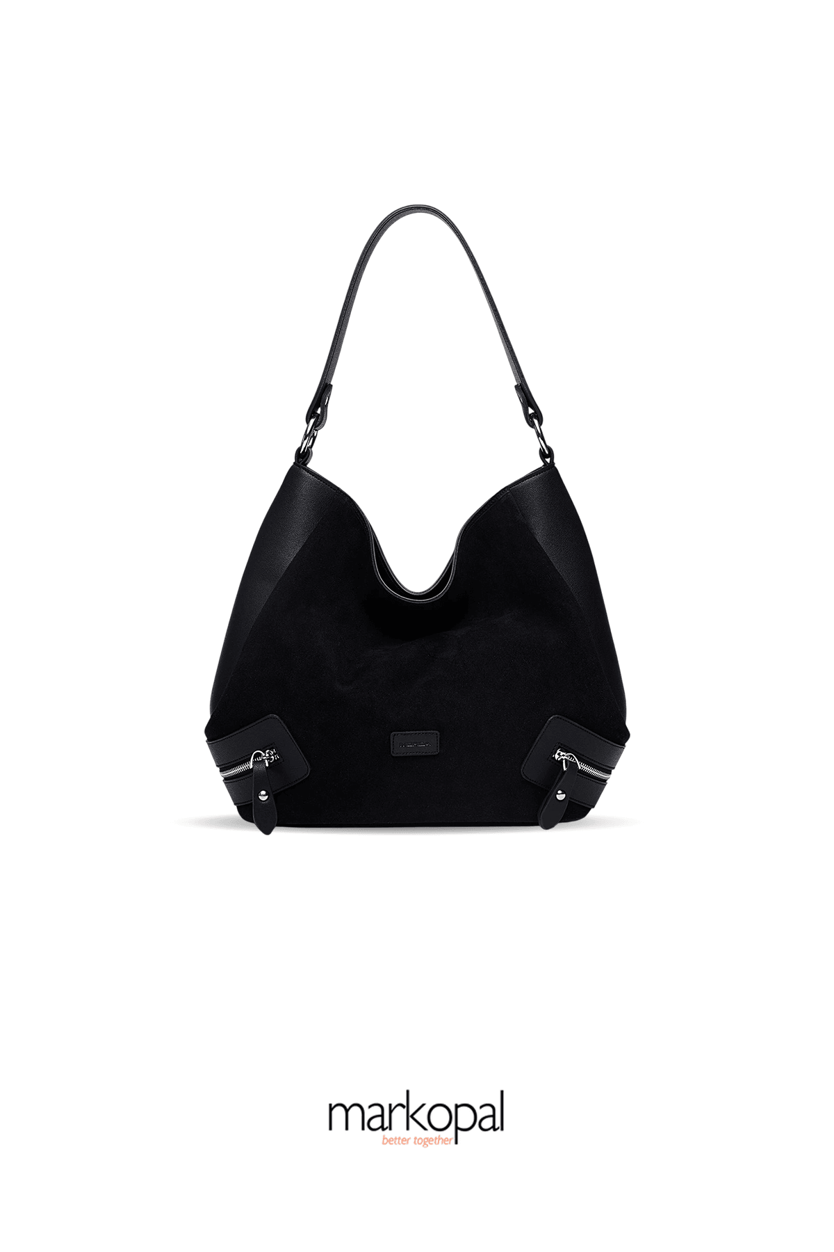 MORCA Hakiki Süet Salaş Tote Kadın Omuz Çantası IZG2200-1 main variant image