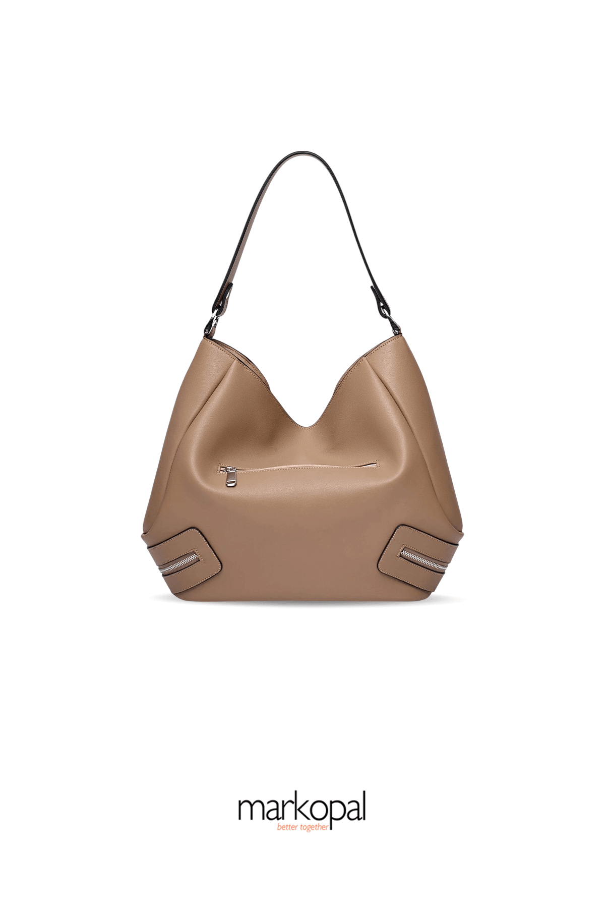 Hakiki Süet Salaş Tote Kadın Omuz Çantası Izg2200-1