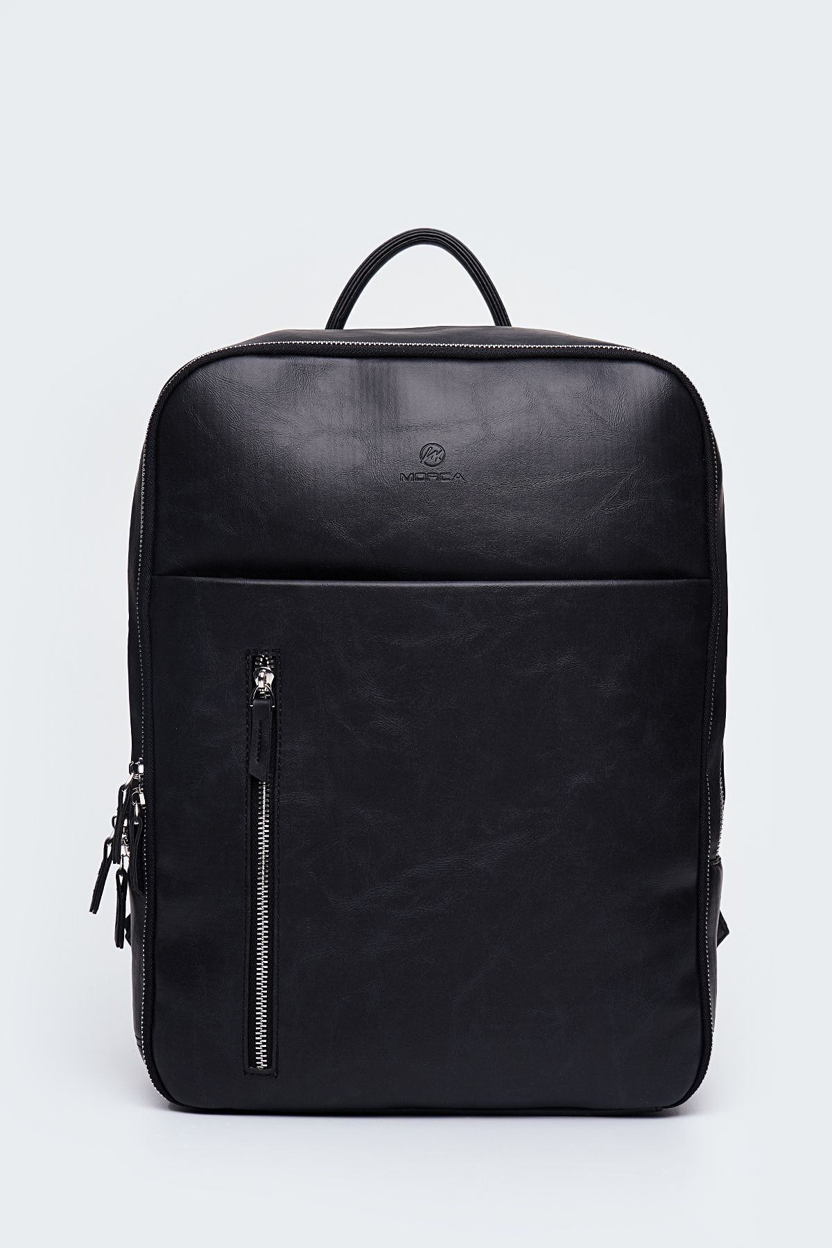 Organizer Premium Deri Sırt Laptop Çantası Unisex main variant image