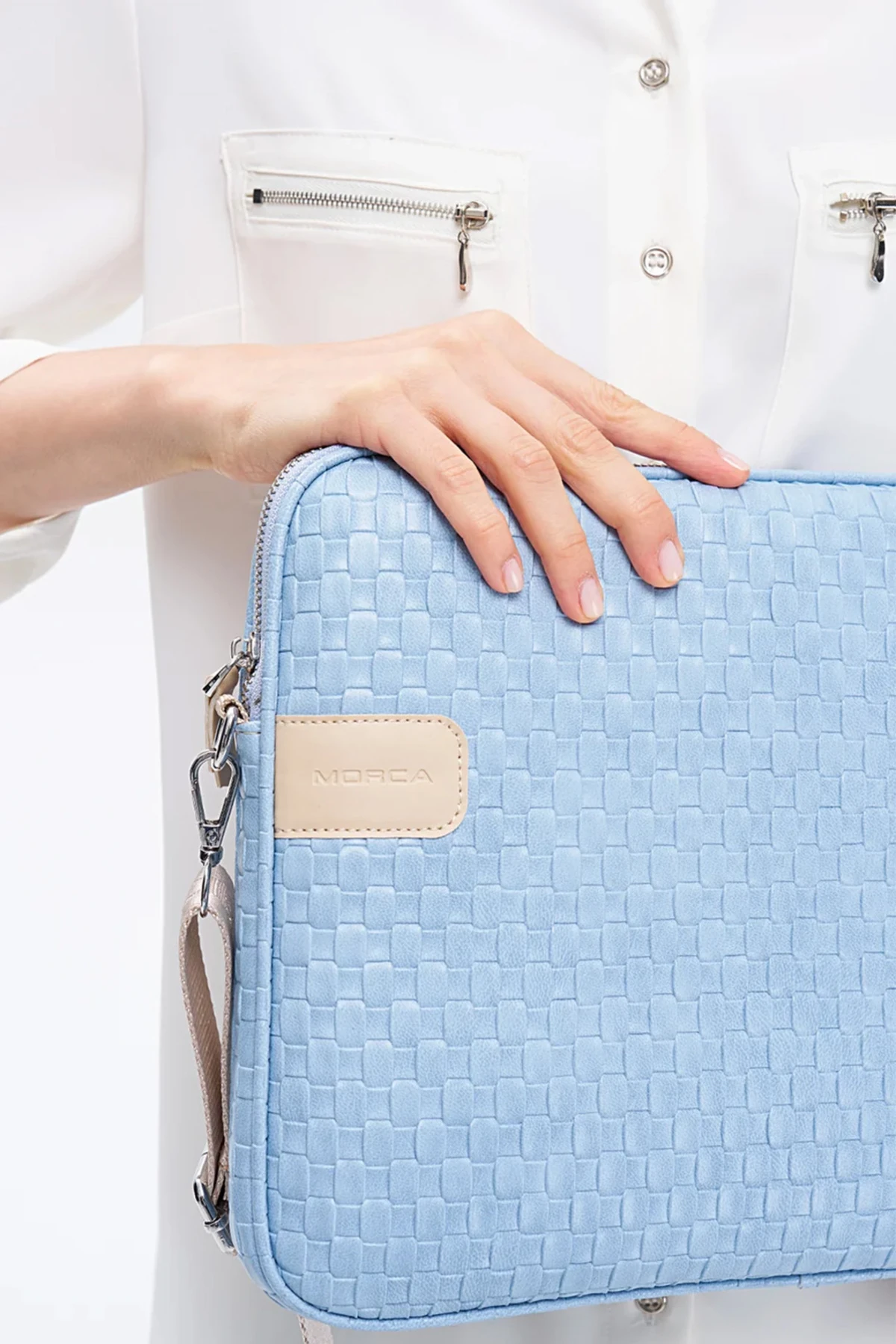 Macbook Air Pro 13.3" & 14" Inç Laptop Kılıfı Hasır Bej