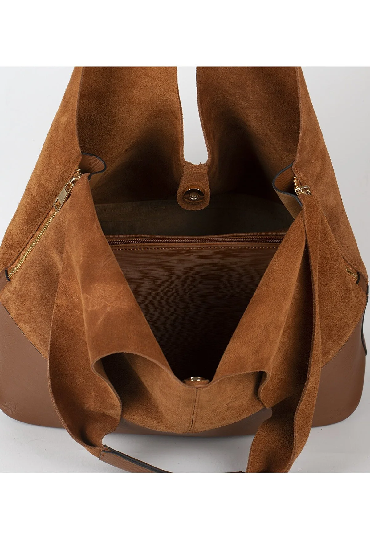 MORCA Genuine Suede Slouchy Shoulder Bag