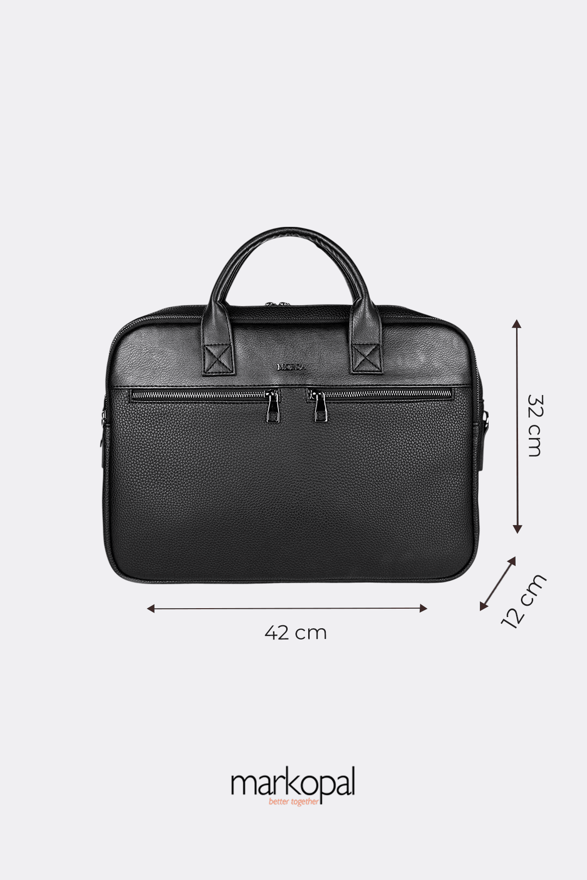 Morca Unisex Evrak ve Laptop Çantası | 15.6" Uyumlu, Vegan Deri, Su Geçirmez