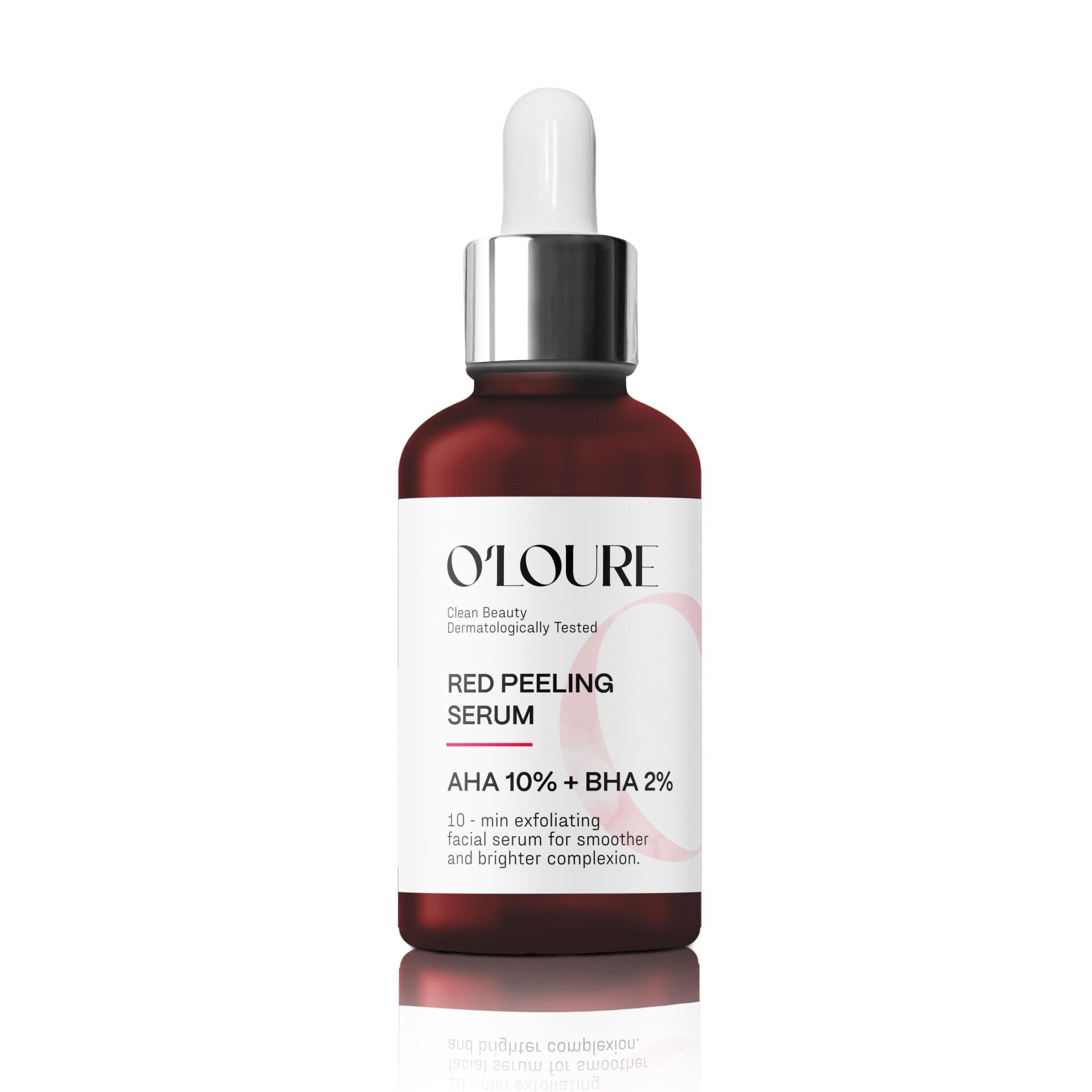 O’LOURE RED PEELING SERUM AHA 10% + BHA %2