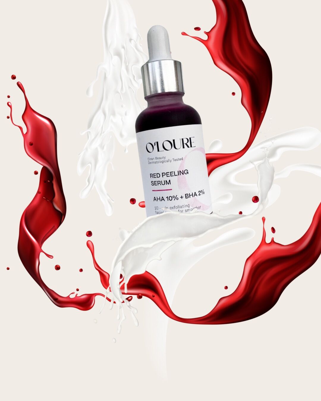 O’LOURE RED PEELING SERUM AHA 10% + BHA %2