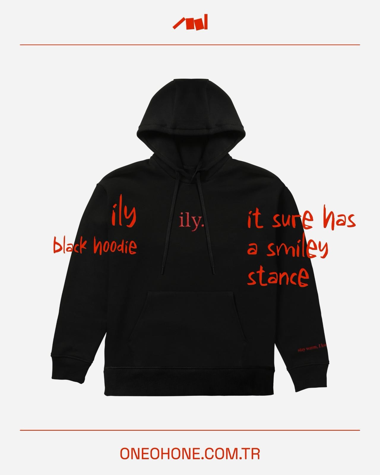 ILY Unisex Sweatshirt - Siyah