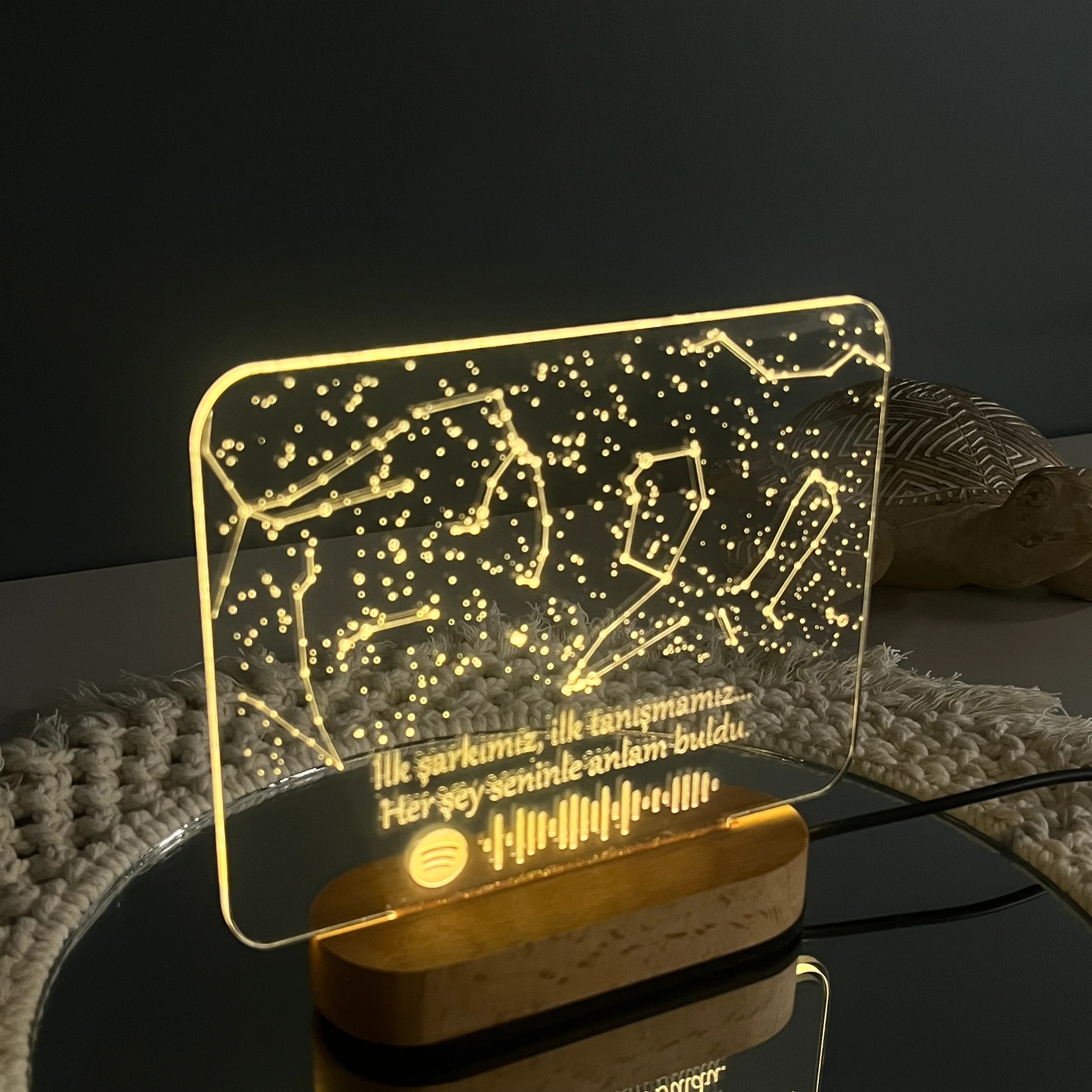 🎶 kişiye özel spotify temalı yıldız haritası 🌌