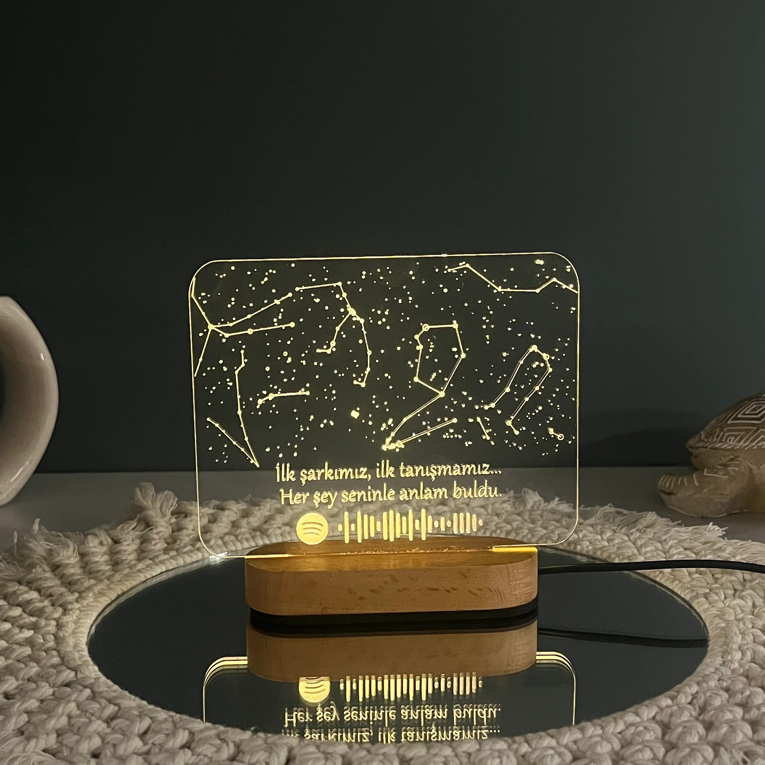 🎶 kişiye özel spotify temalı yıldız haritası 🌌